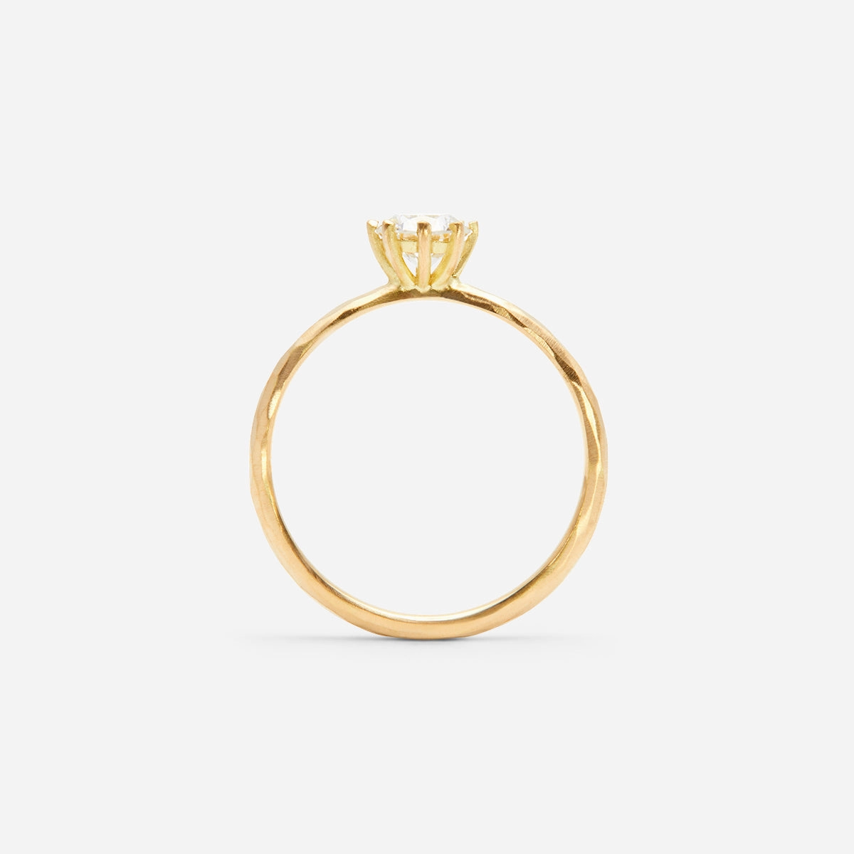 5mm White Diamond Blooming Ring | R19006W