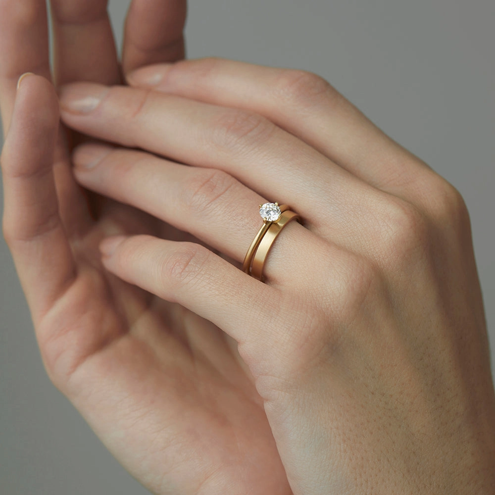 5mm White Diamond Noble Ring | R11706W