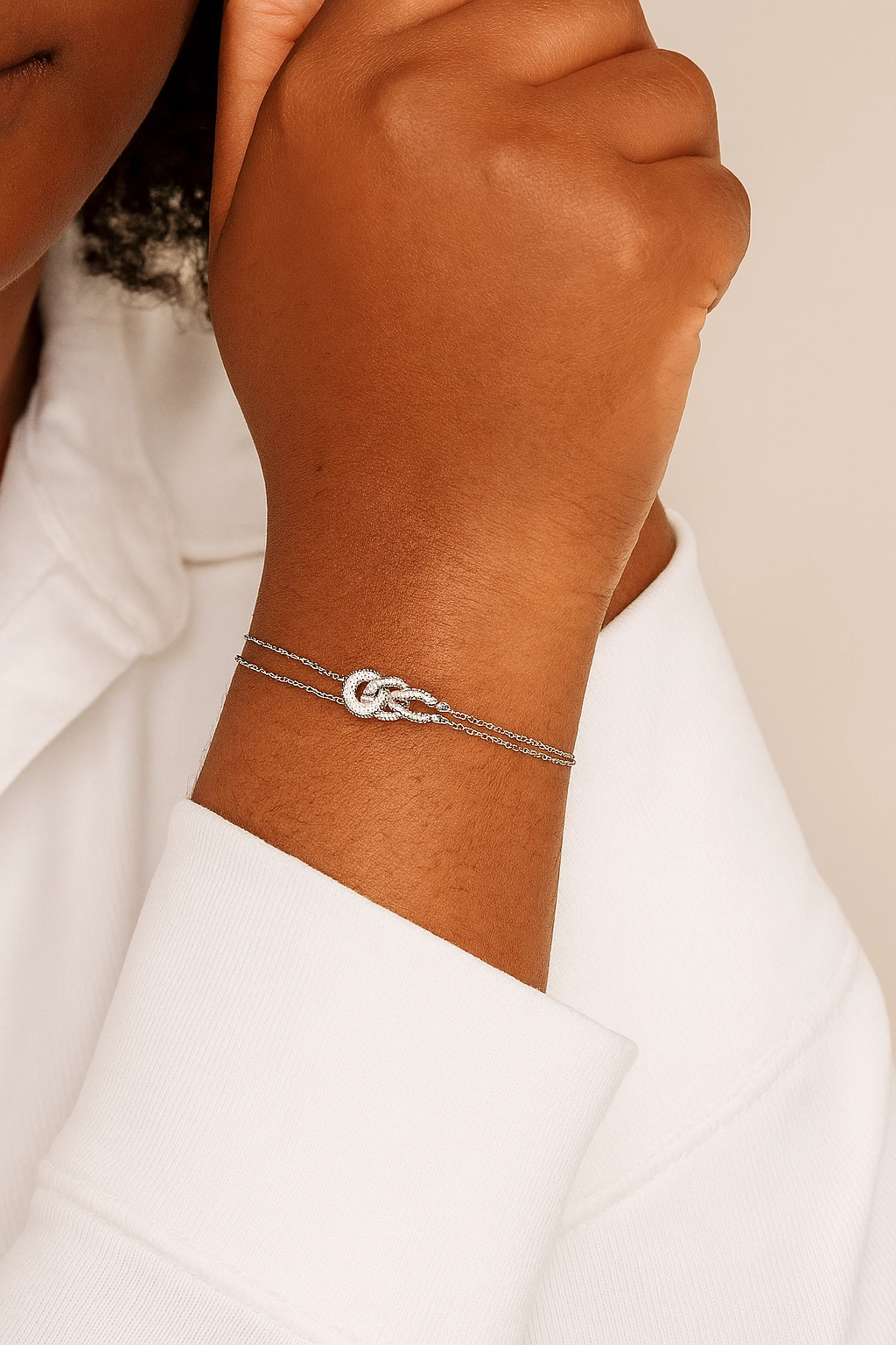 Aiko Moissanite Bracelet in 925 Sterling Silver