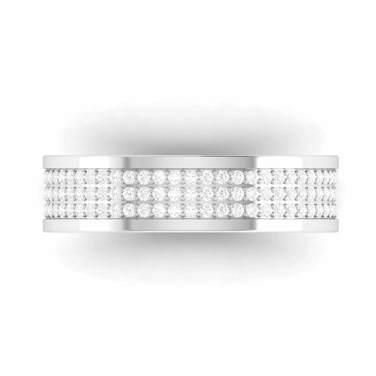 Alexx Diamond Band in 18K Gold