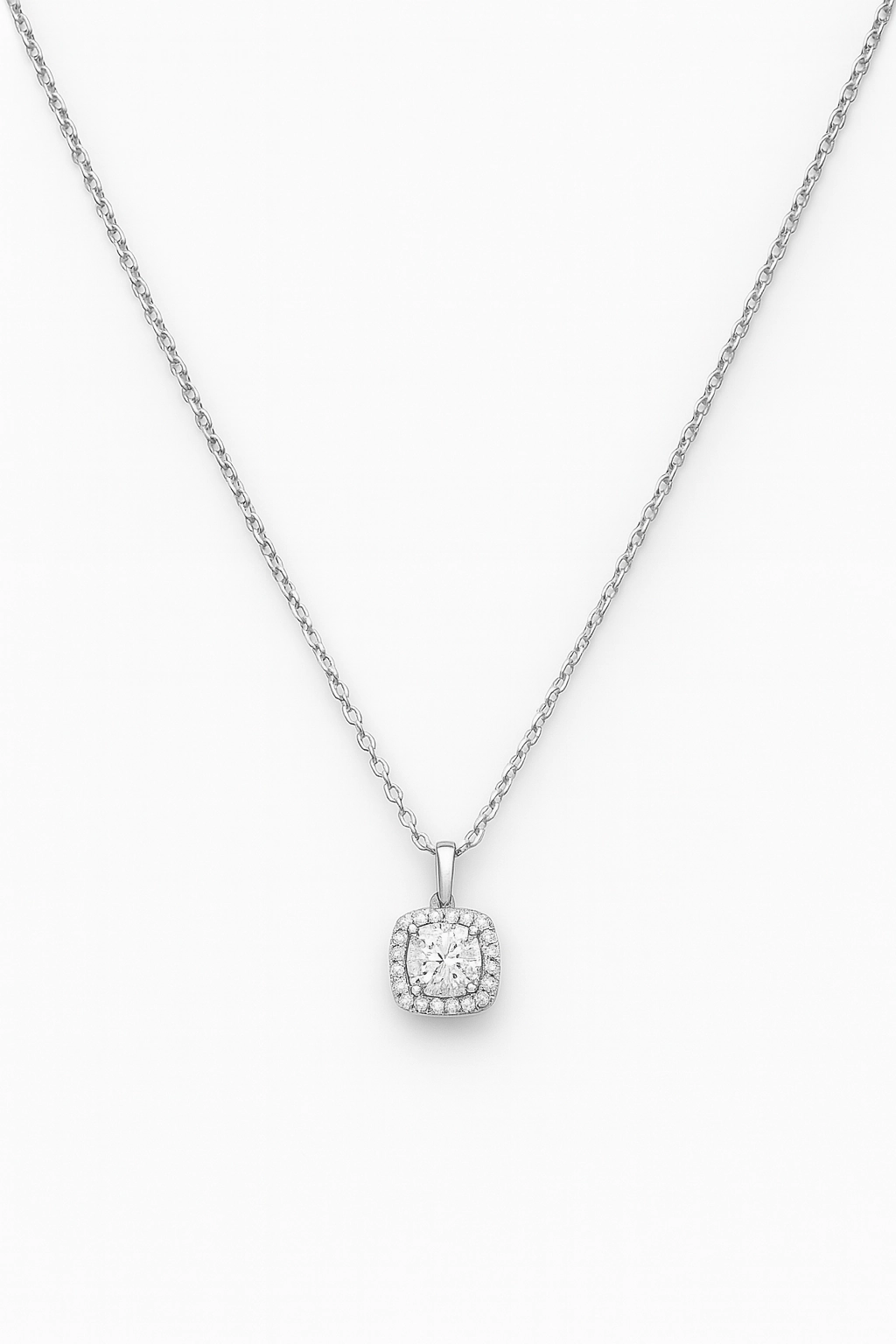 Bijou Moissanite Necklace in 925 Sterling Silver