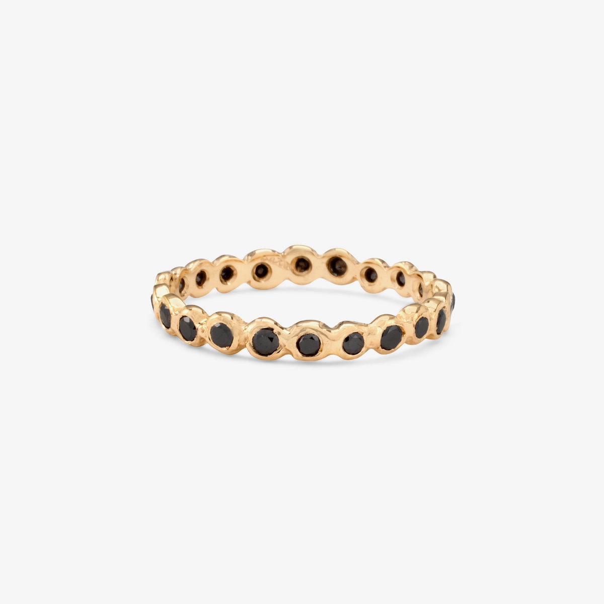 Black Diamond Circle Eternity Band | R1101BK