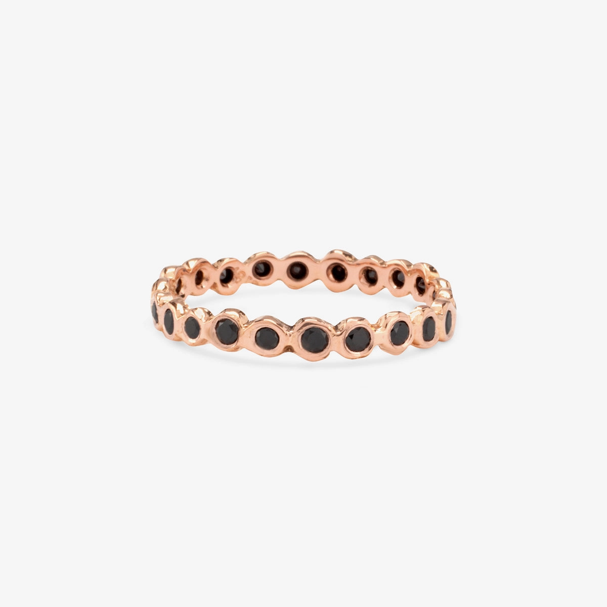 Black Diamond Circle Eternity Band | R1101BK