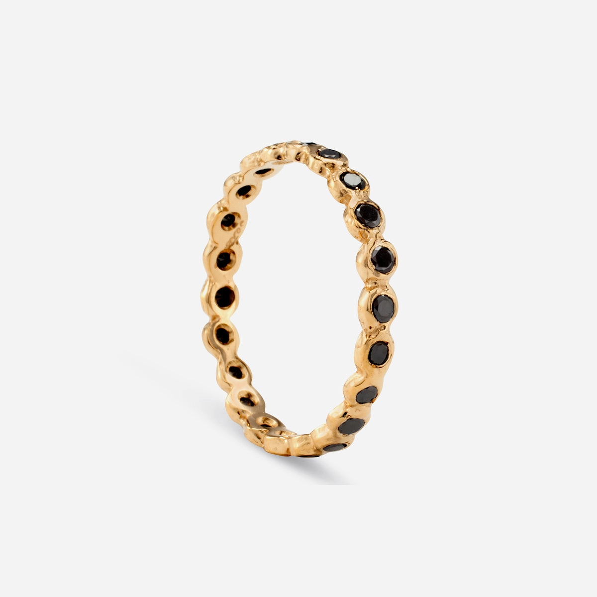 Black Diamond Circle Eternity Band | R1101BK