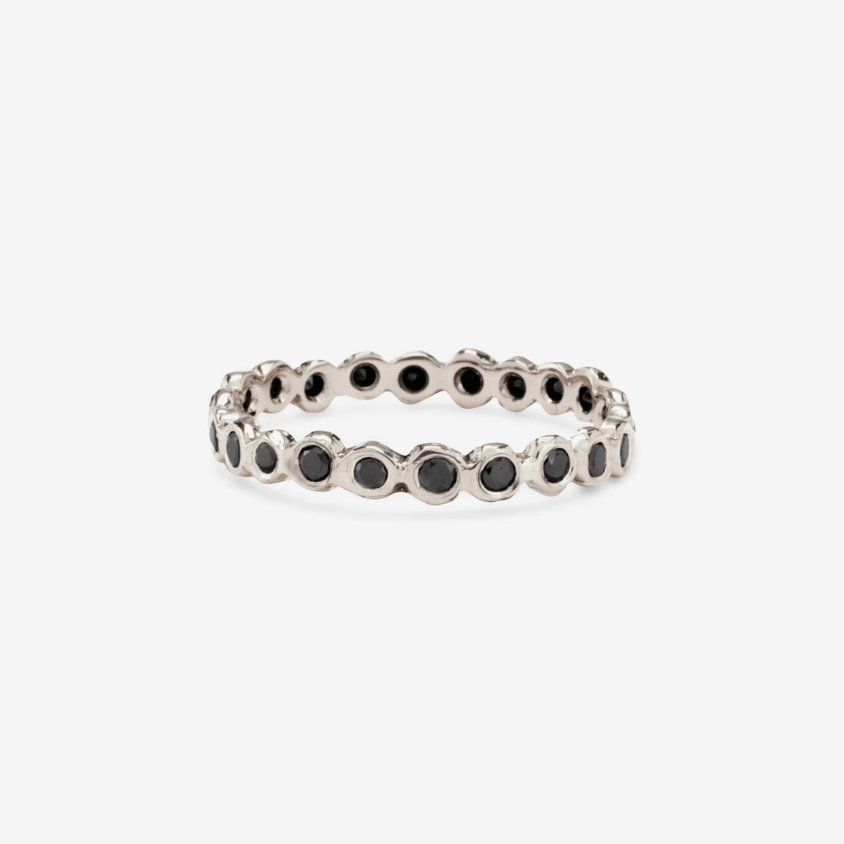 Black Diamond Circle Eternity Band | R1101BK