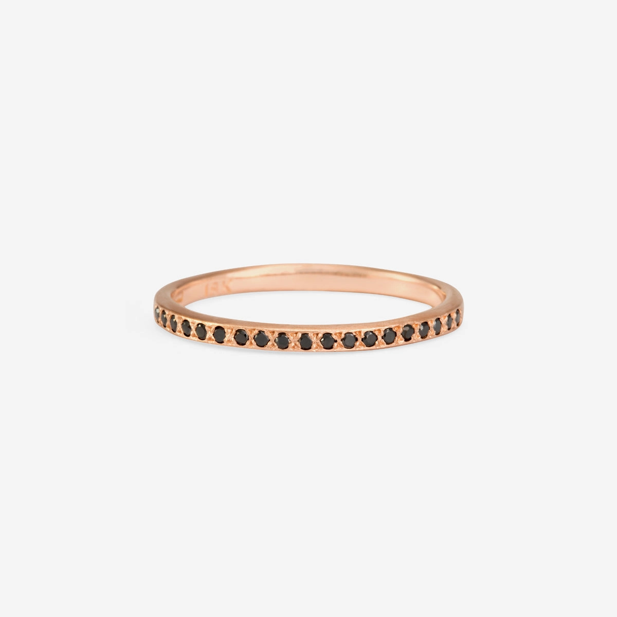Black Diamond Half-Eternity Band | R0207BK