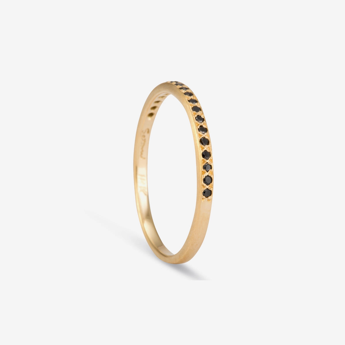 Black Diamond Half-Eternity Band | R0207BK