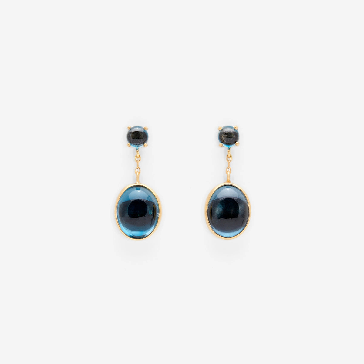 Blue Topaz Glac Earring | E8601BT