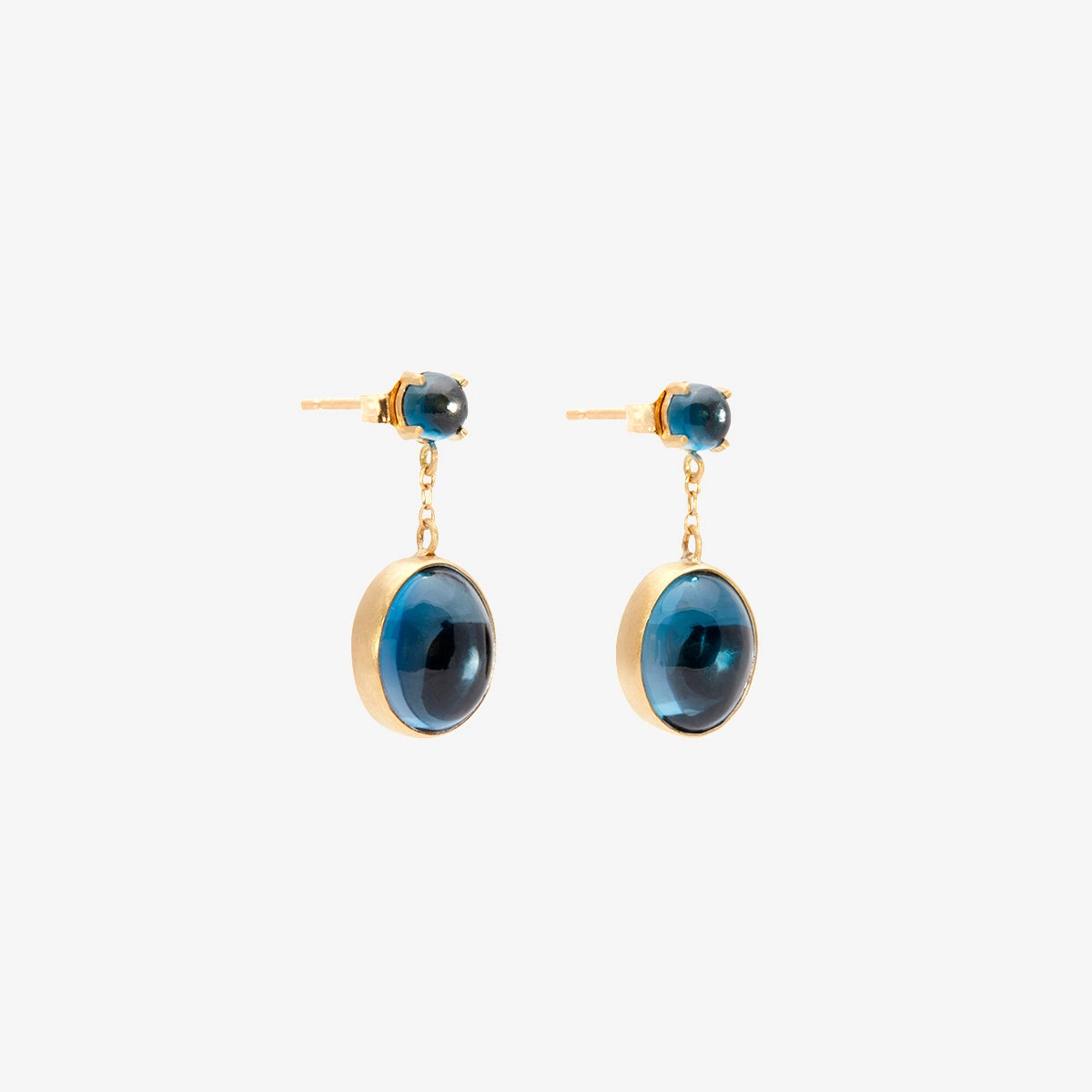 Blue Topaz Glac Earring | E8601BT