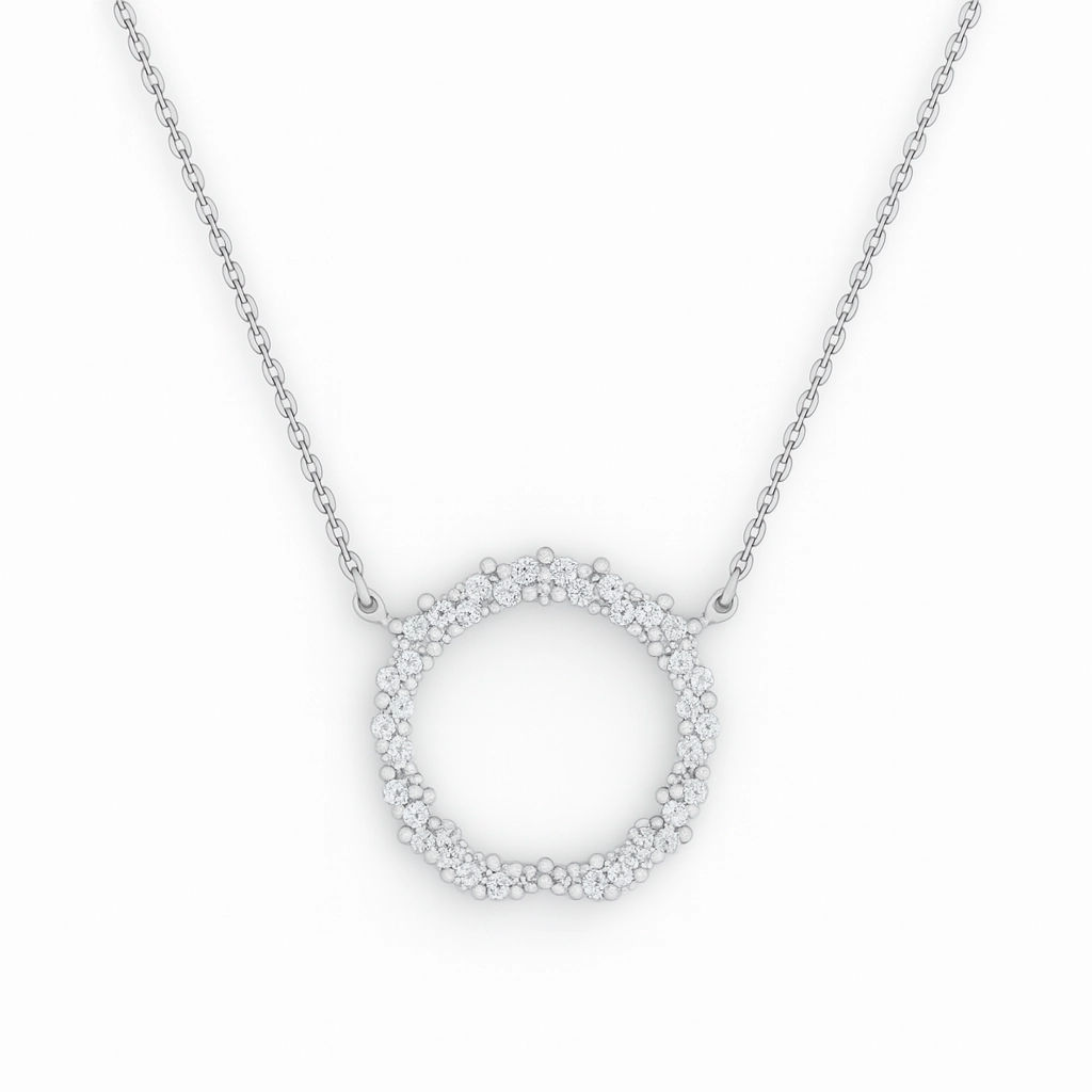 BOZ Forever CZ Necklace In 925 Sterling Silver