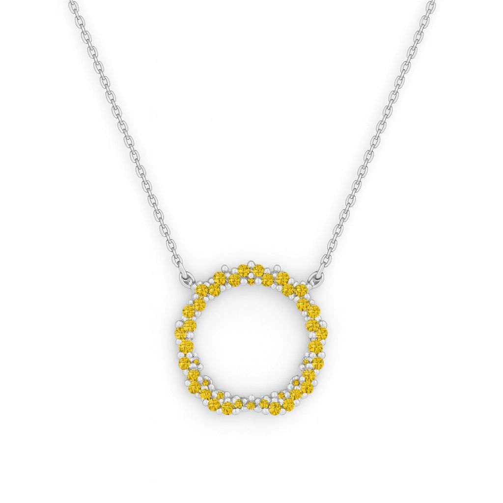 BOZ Forever CZ Necklace In 925 Sterling Silver