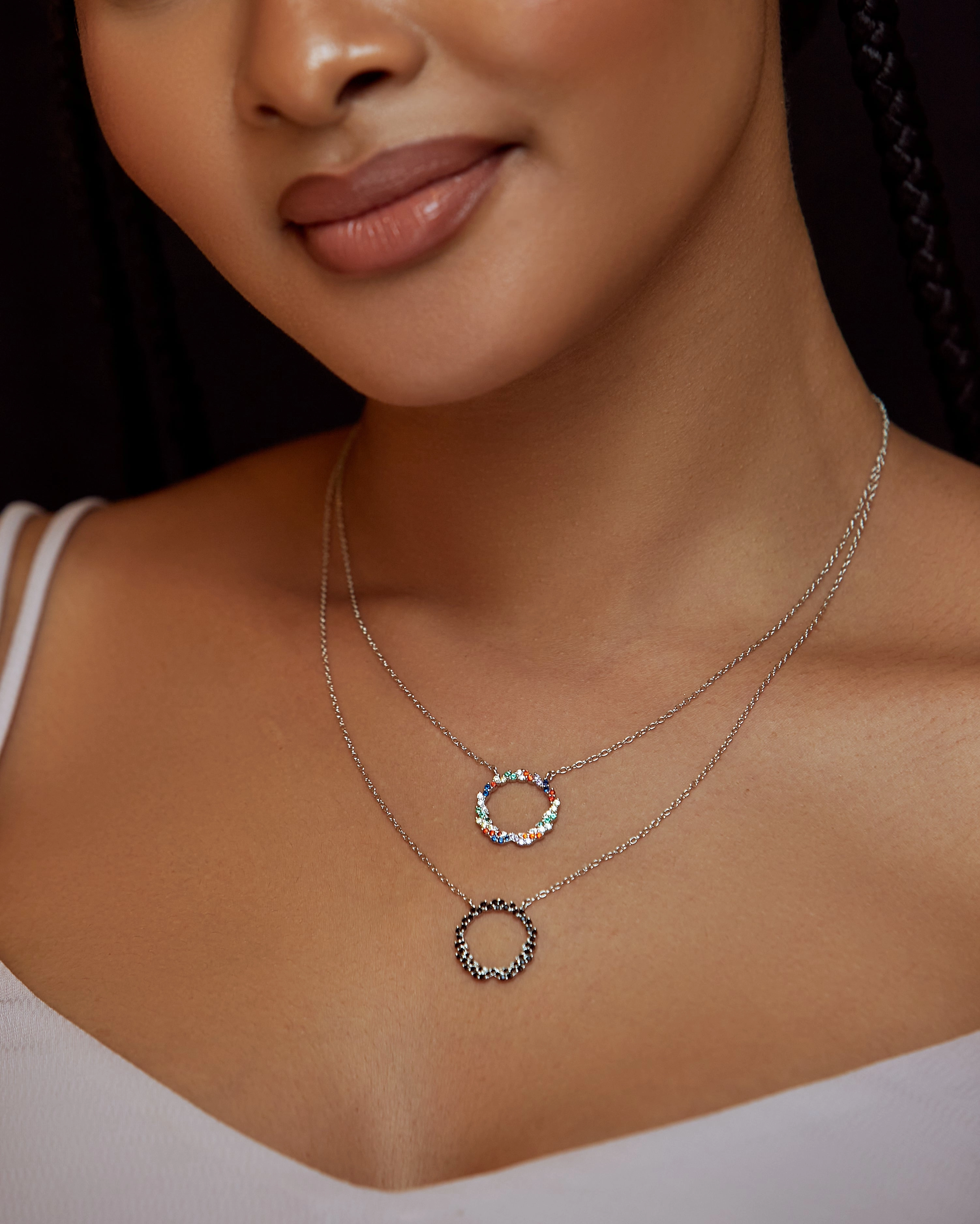 BOZ Forever CZ Necklace In 925 Sterling Silver