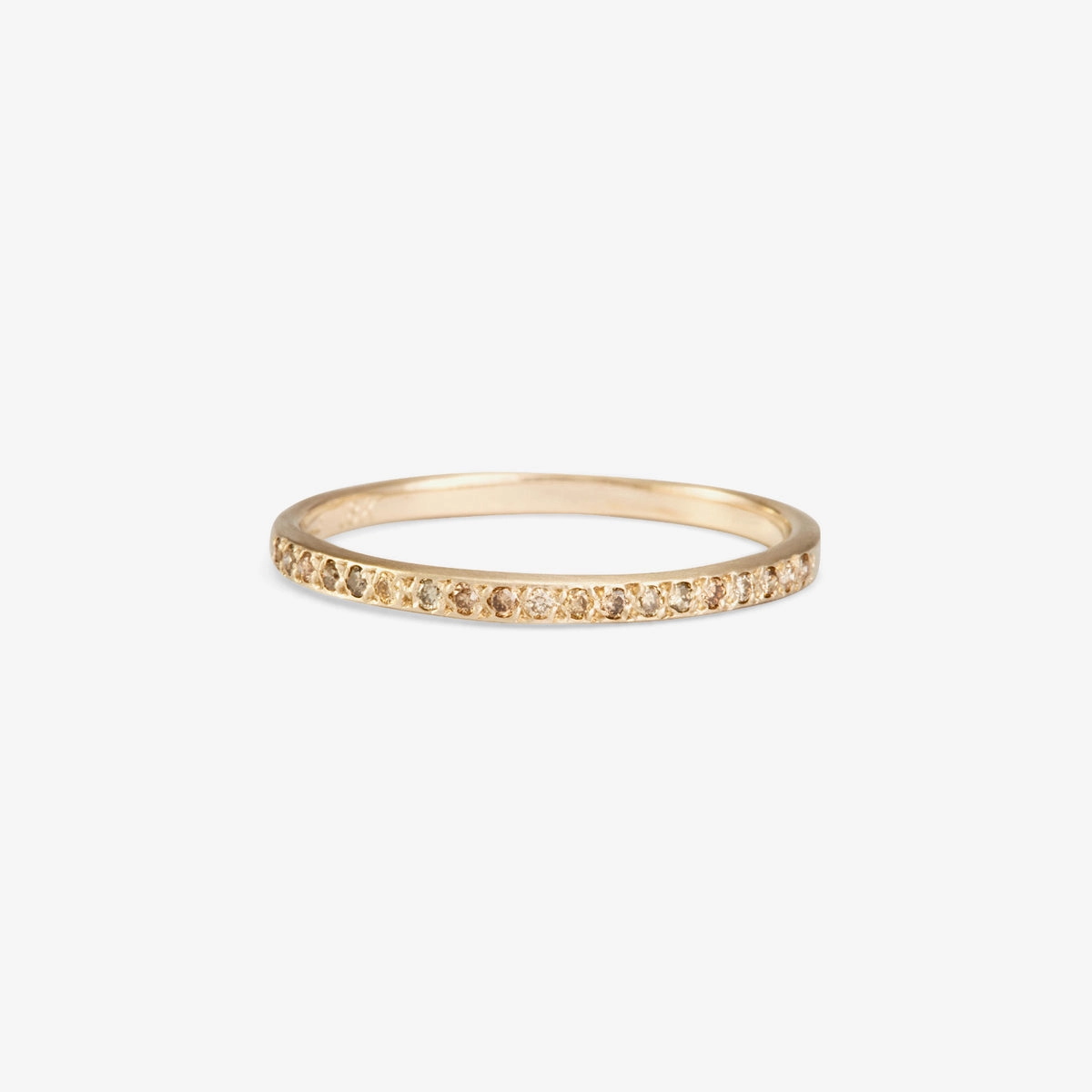 Brown Diamond Half-Eternity Band | R0207BR