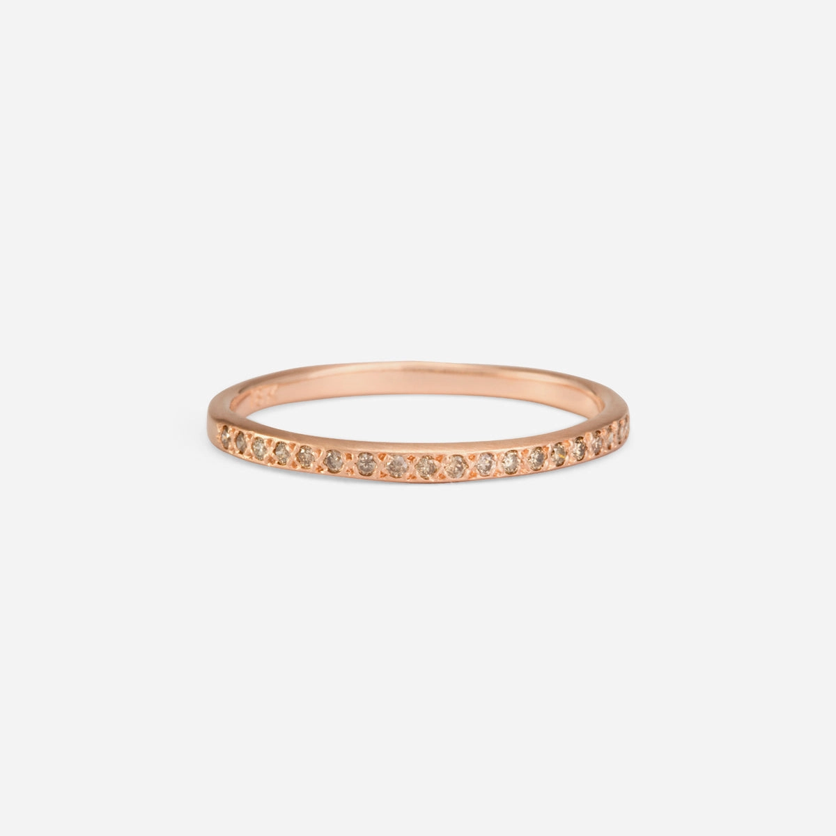 Brown Diamond Half-Eternity Band | R0207BR