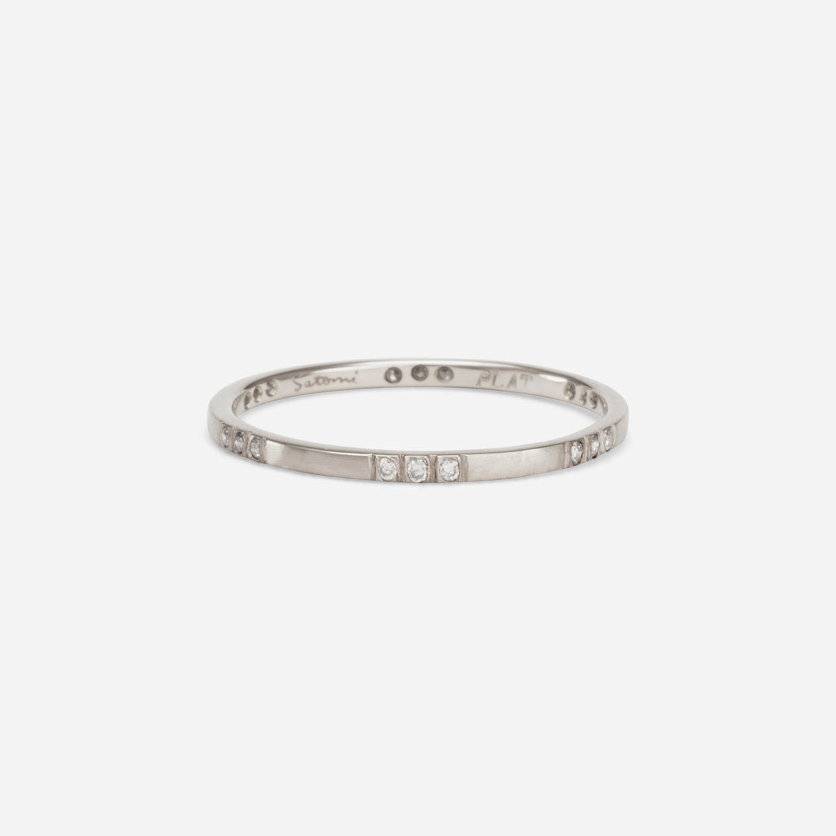 Brown Diamond Spaced Band | R8301BR