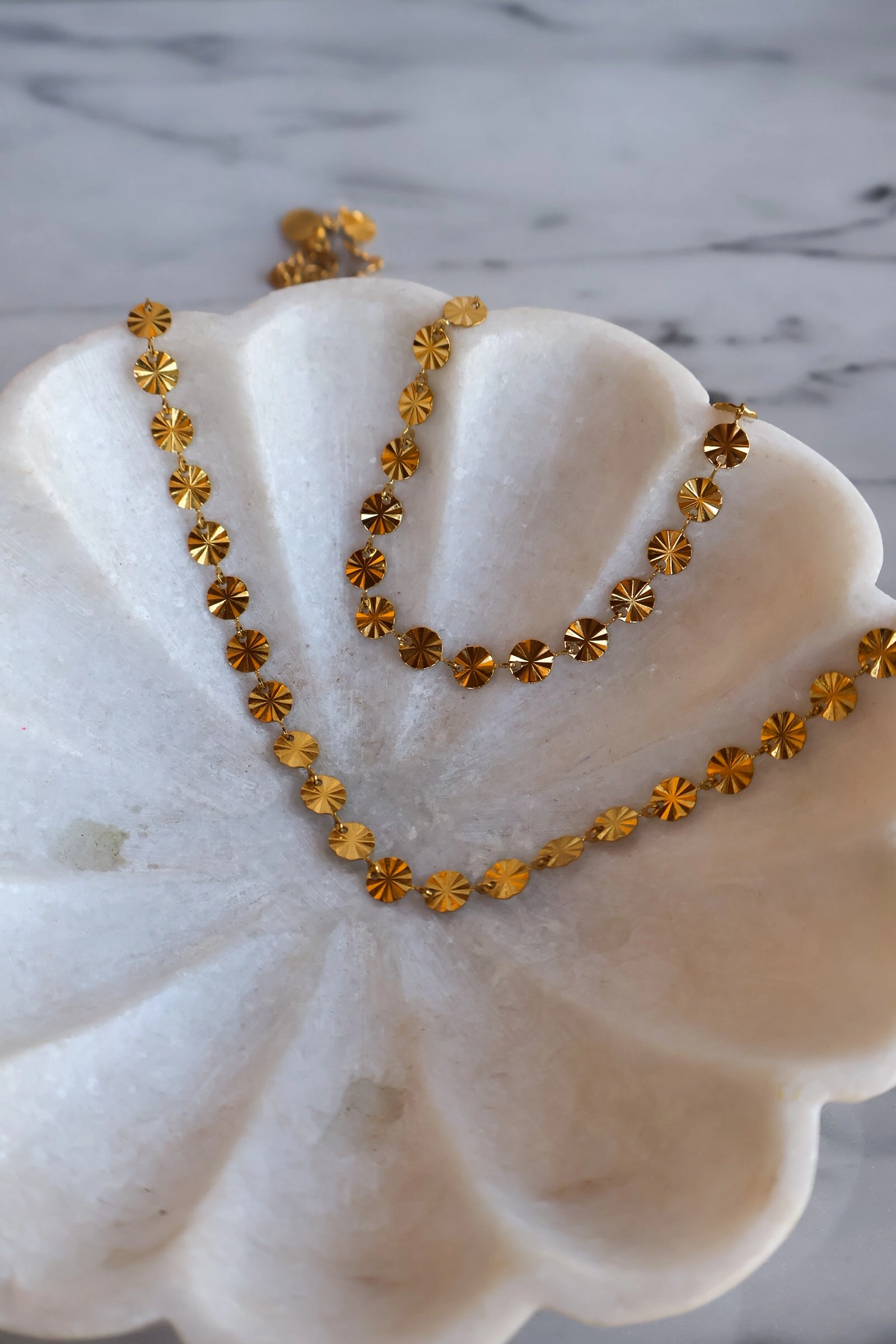 Burst Coin Necklace