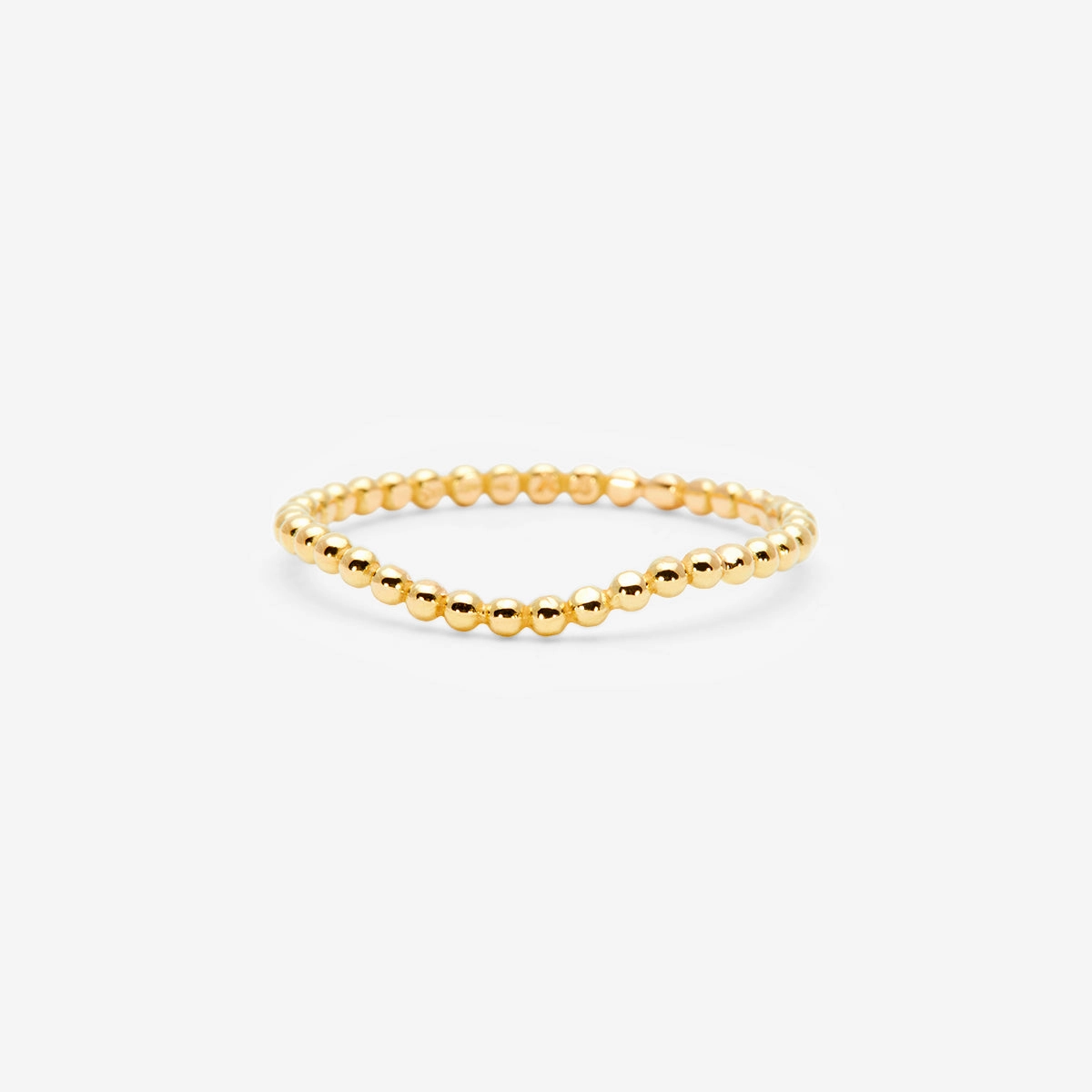 Curved Beaded Band | R26001