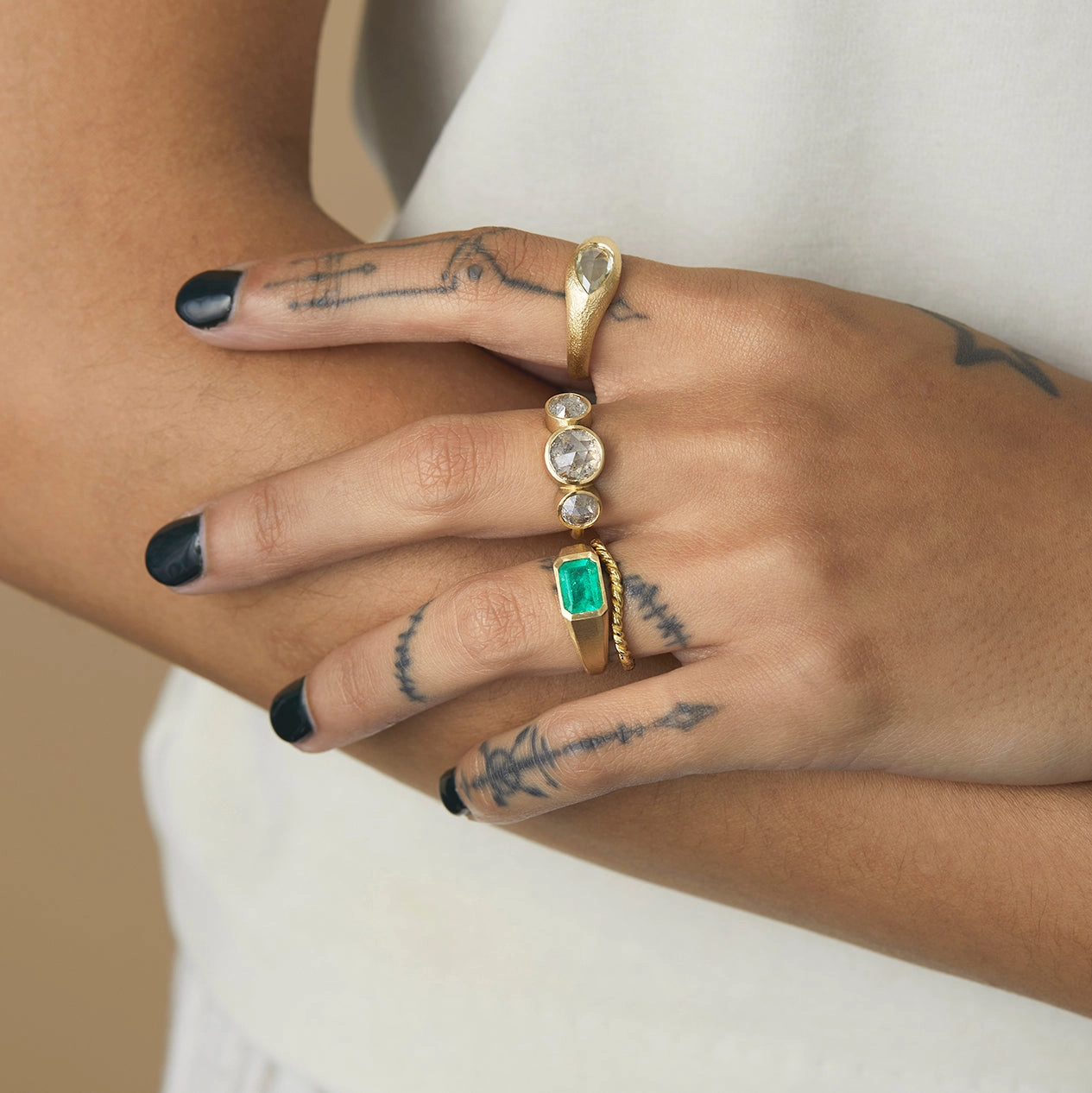 Curved Rope Band | R25001