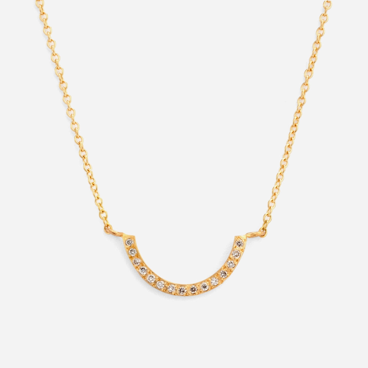 Diamond U-shape Necklace | N1212W