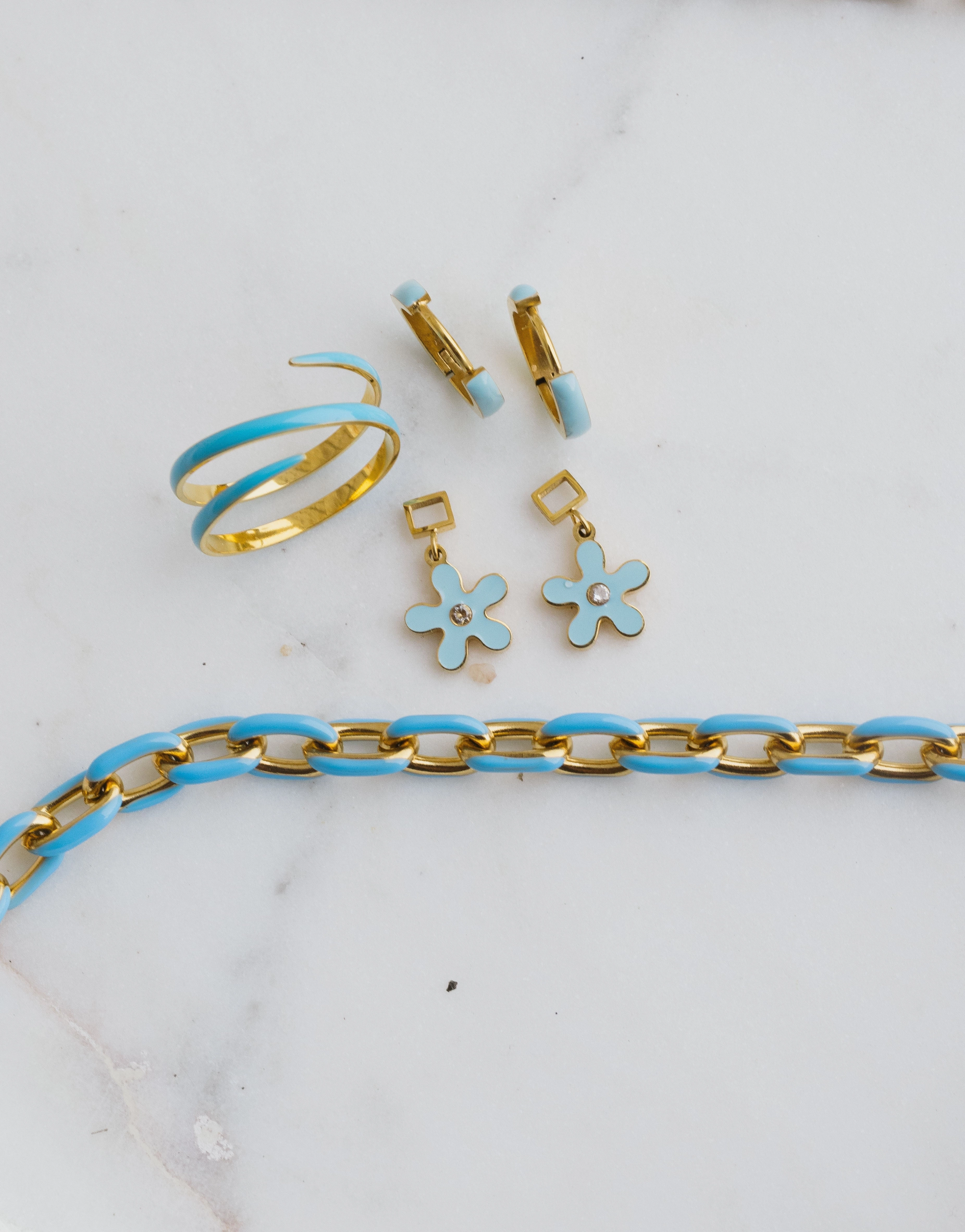 Enamel Flower Charm