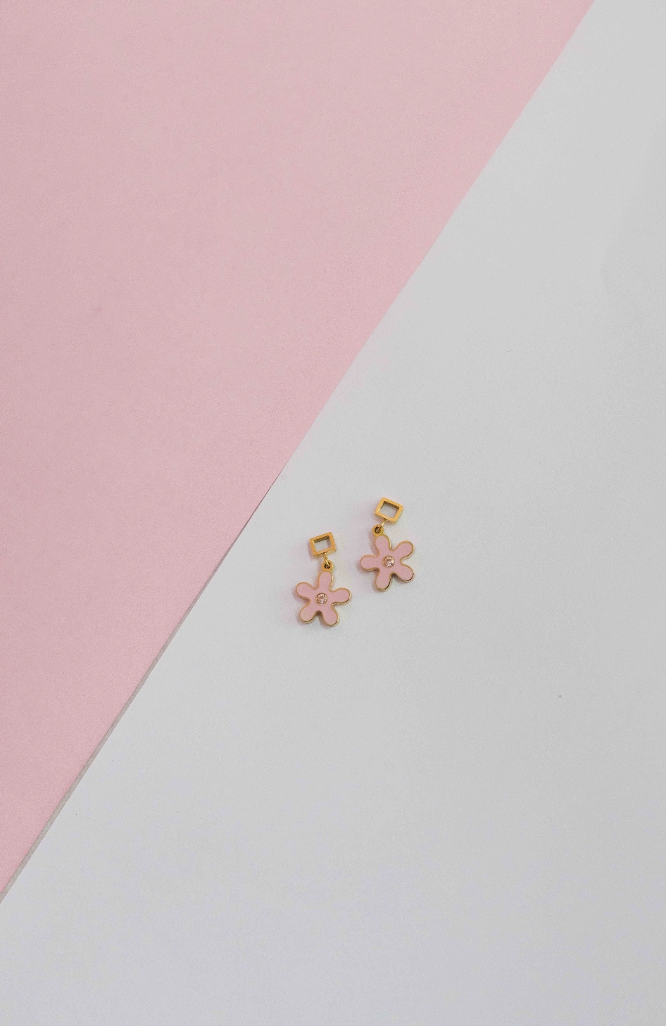 Enamel Flower Charm