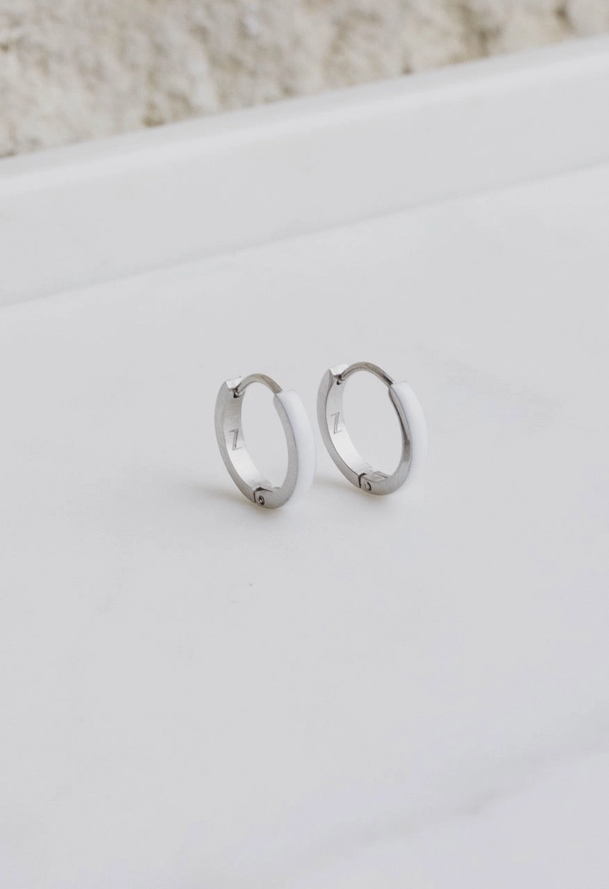 Enamel Zaana Mini Hoops