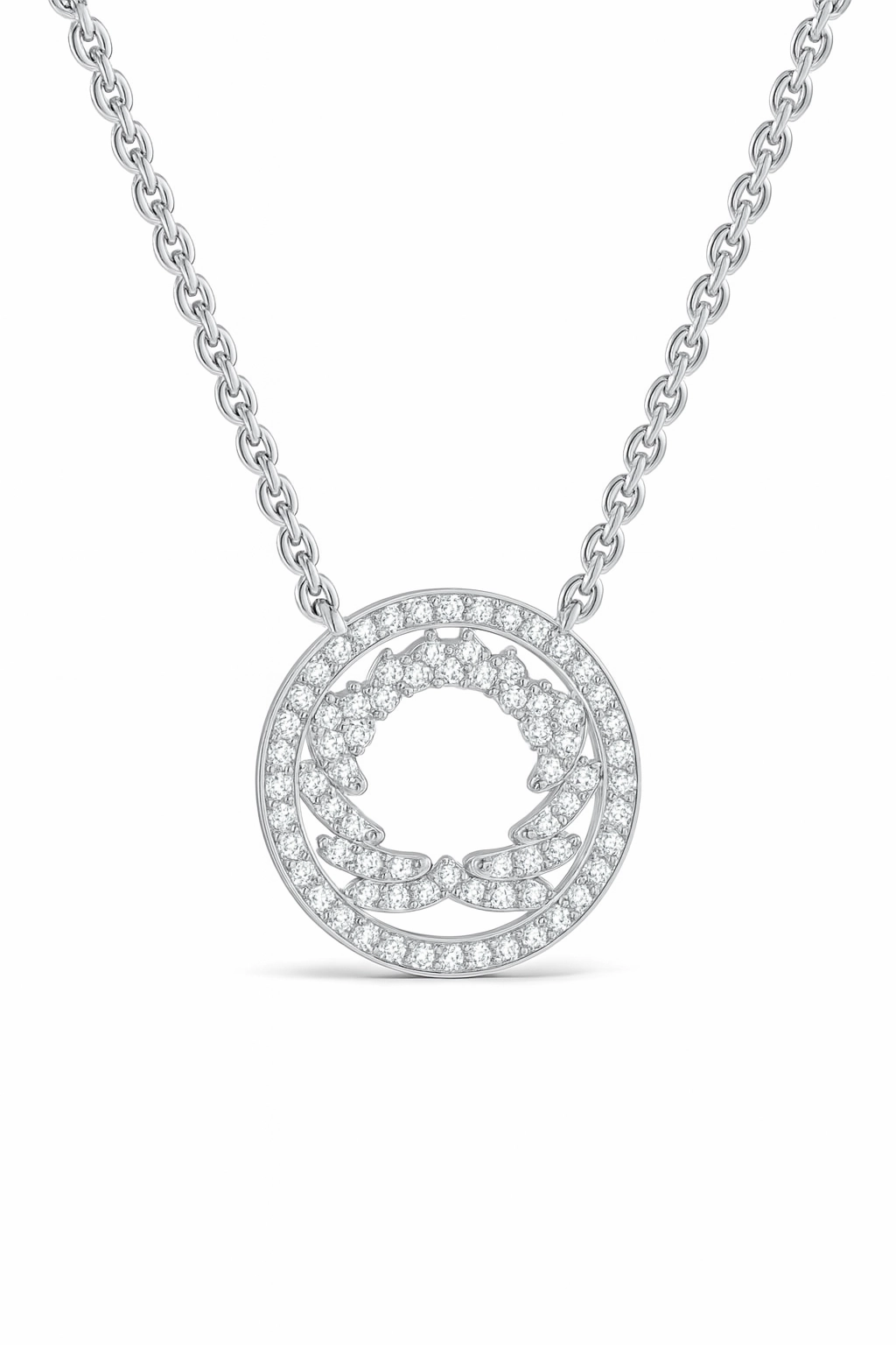 Eyana Moissanite Necklace in 925 Sterling Silver