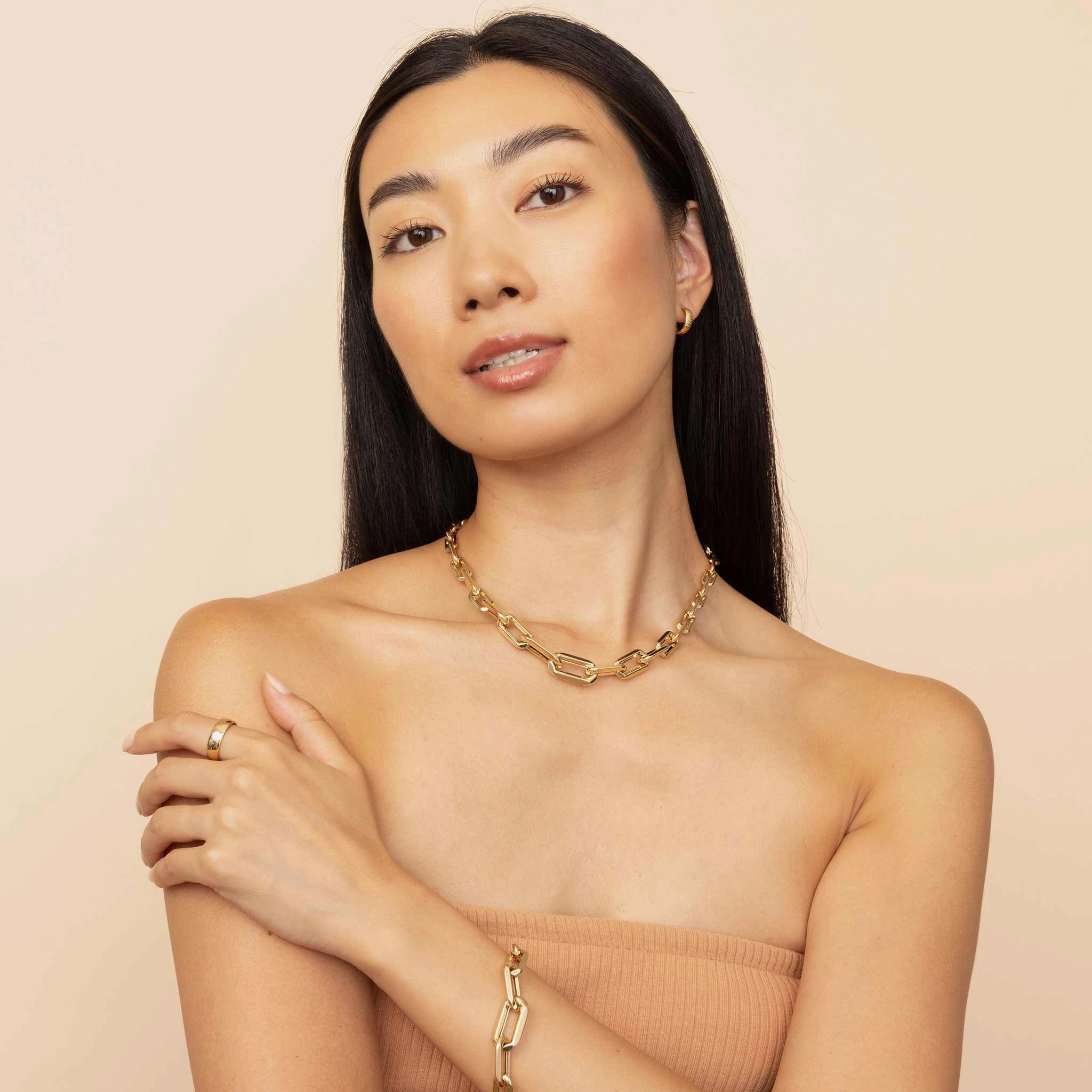 Forever Band Statement Ring