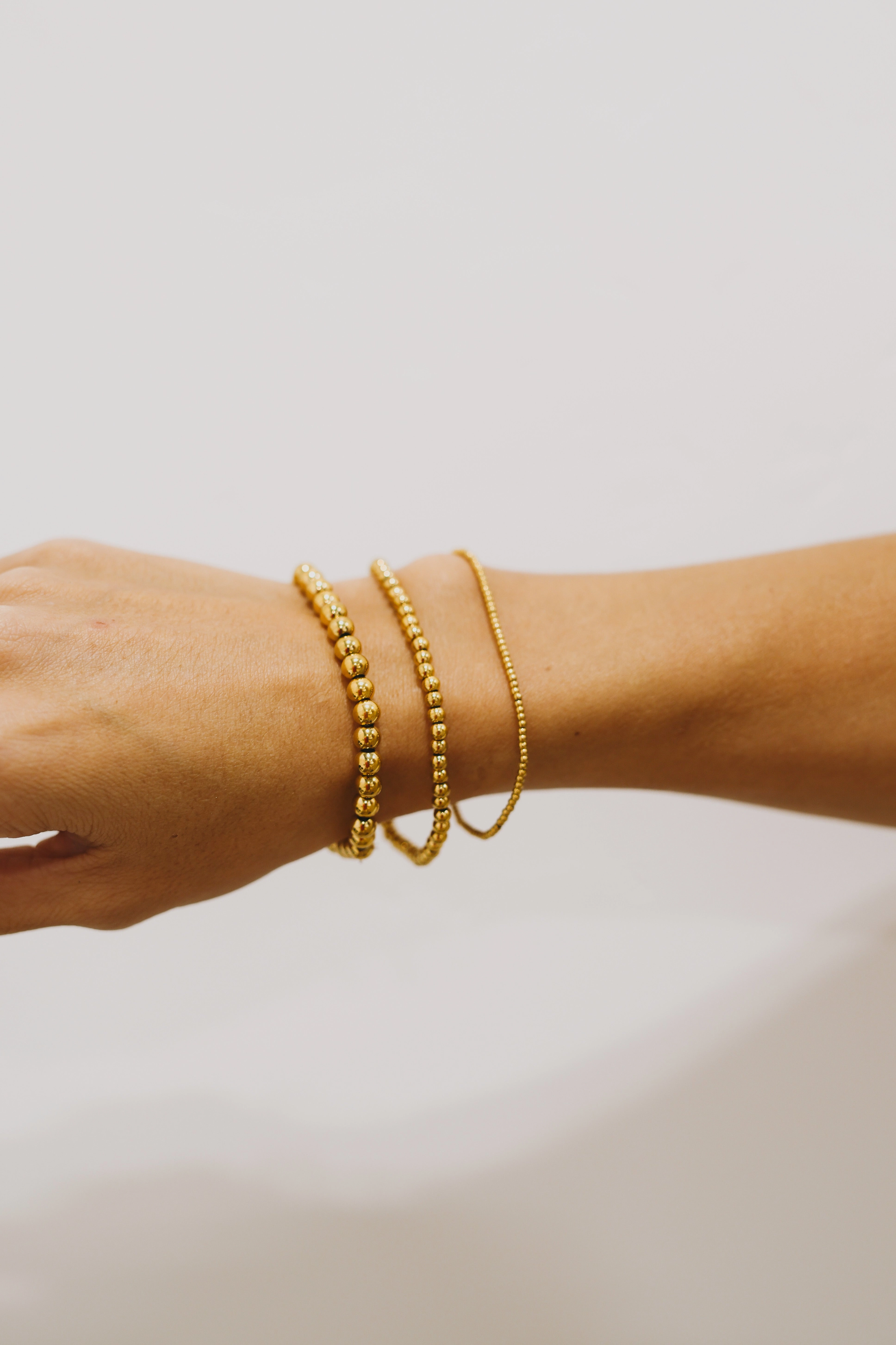 Gold Beaded Bracelet