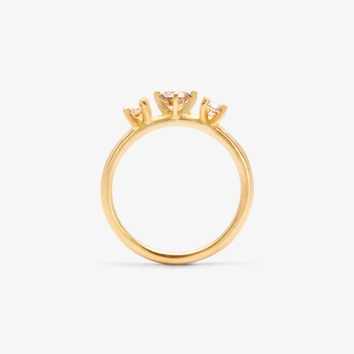 Grand Brown Diamond Trinity Ring | R11711BR