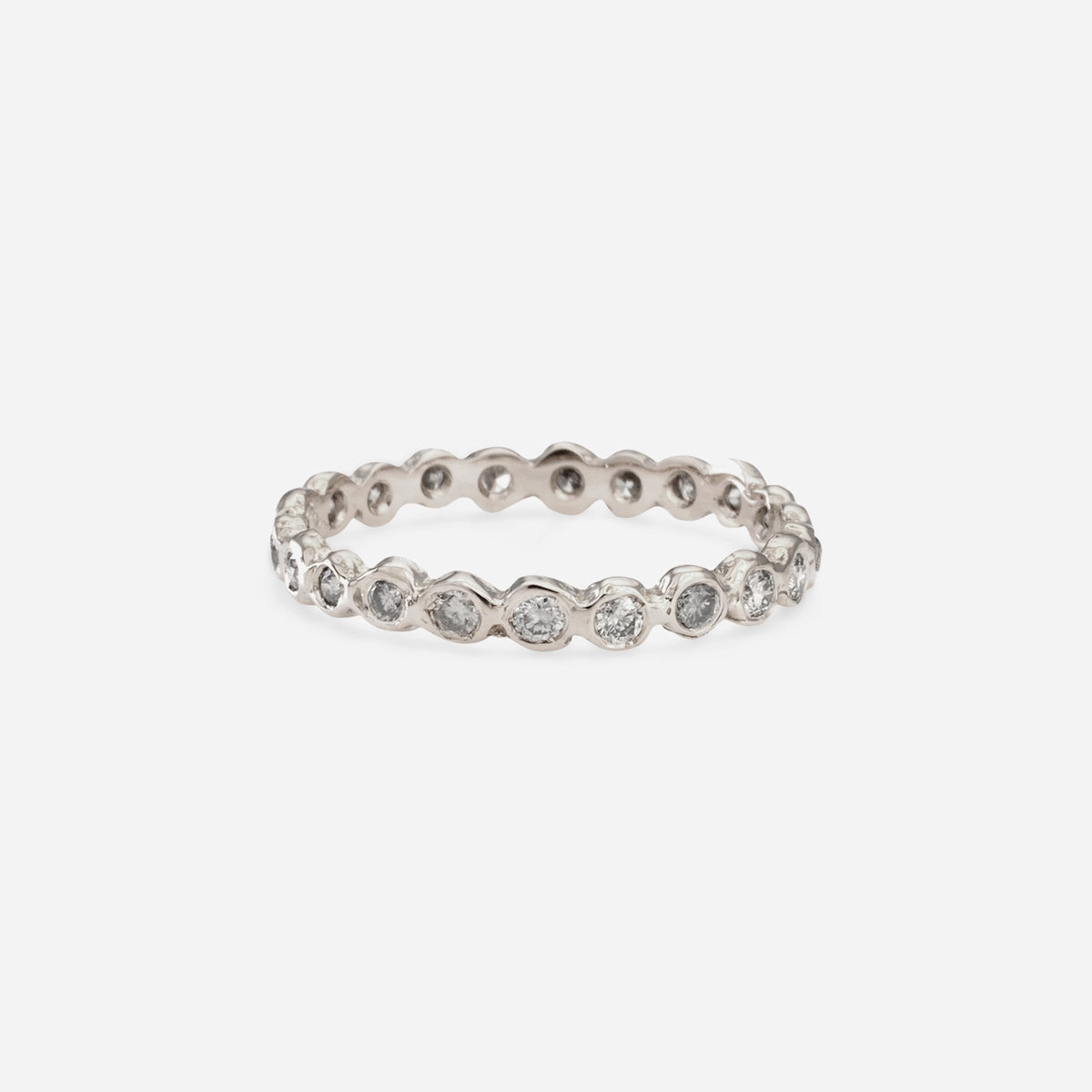 Gray Diamond Circle Eternity Band | R1101GY