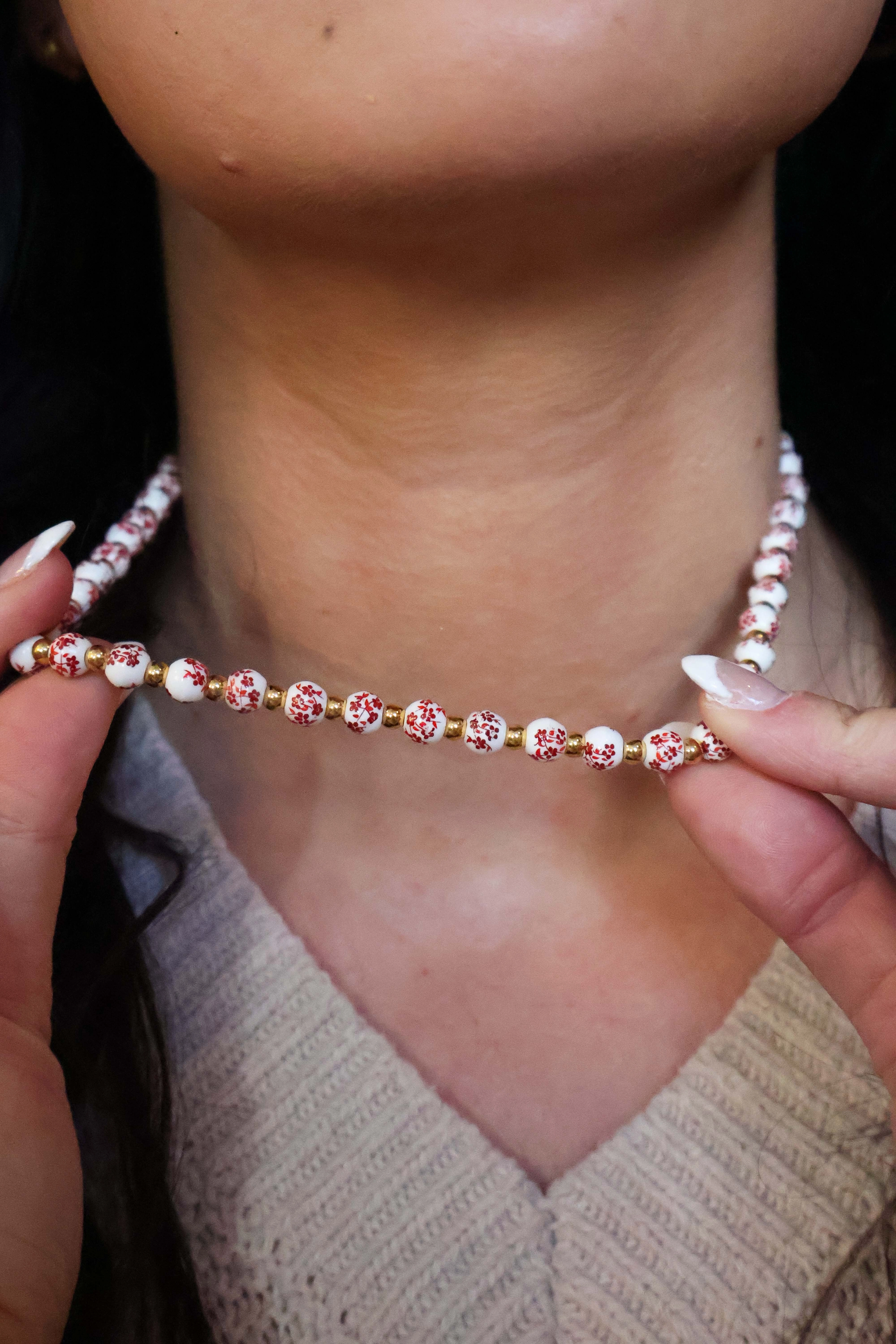Greece Bead Necklace
