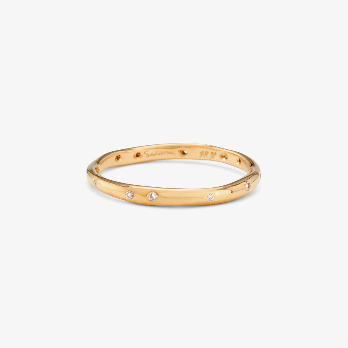 Inlaid Diamond Band | R0203W
