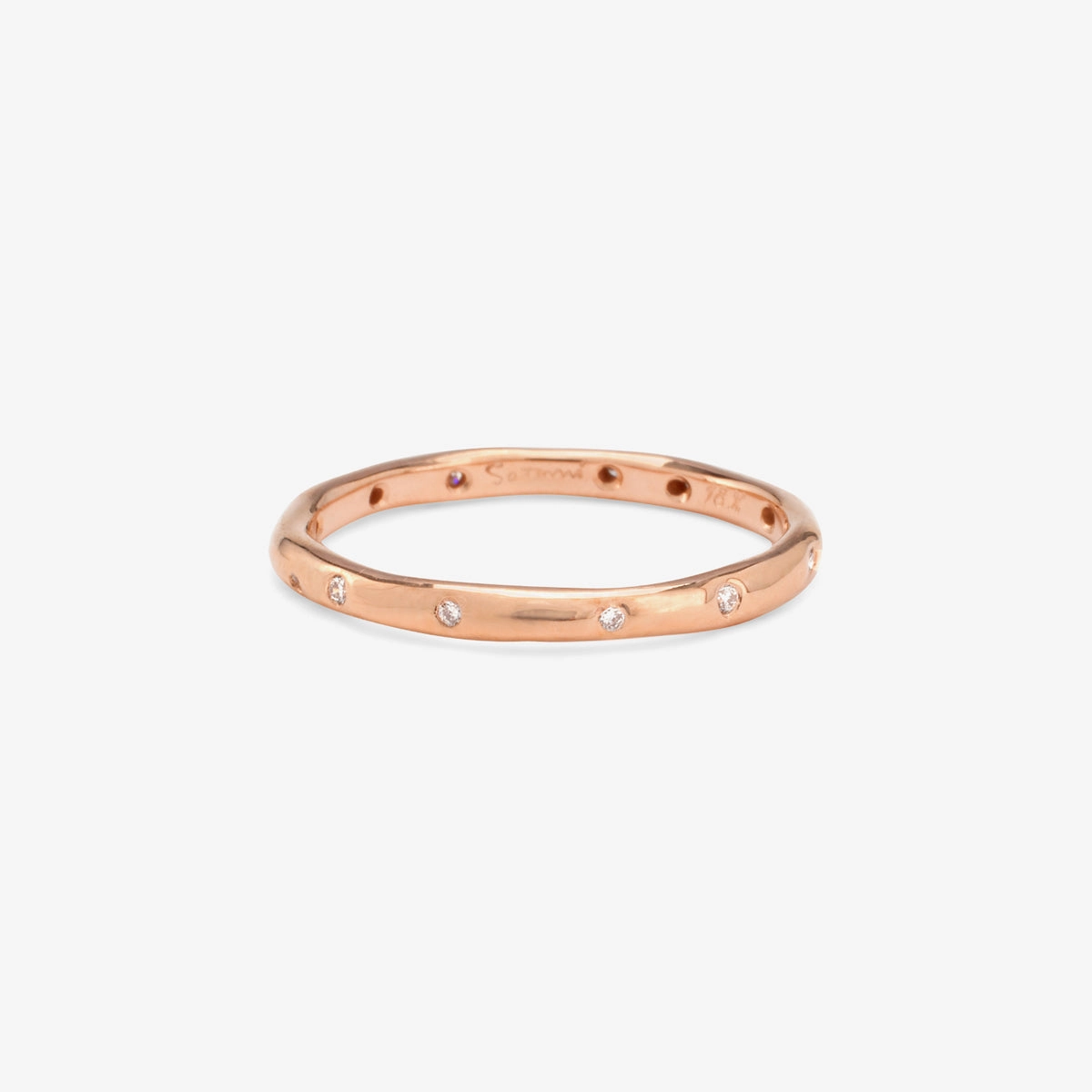 Inlaid Diamond Band | R0203W