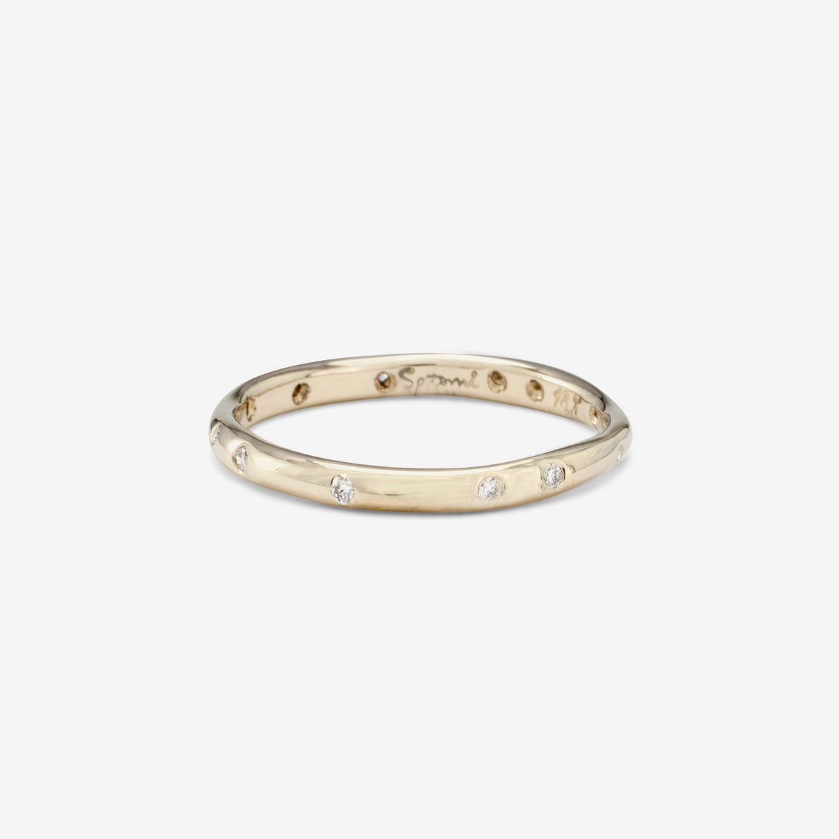 Inlaid Diamond Band | R0203W