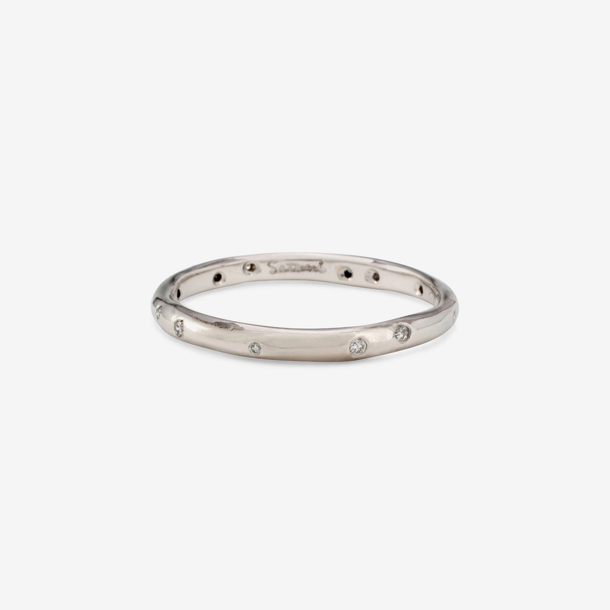 Inlaid Diamond Band | R0203W