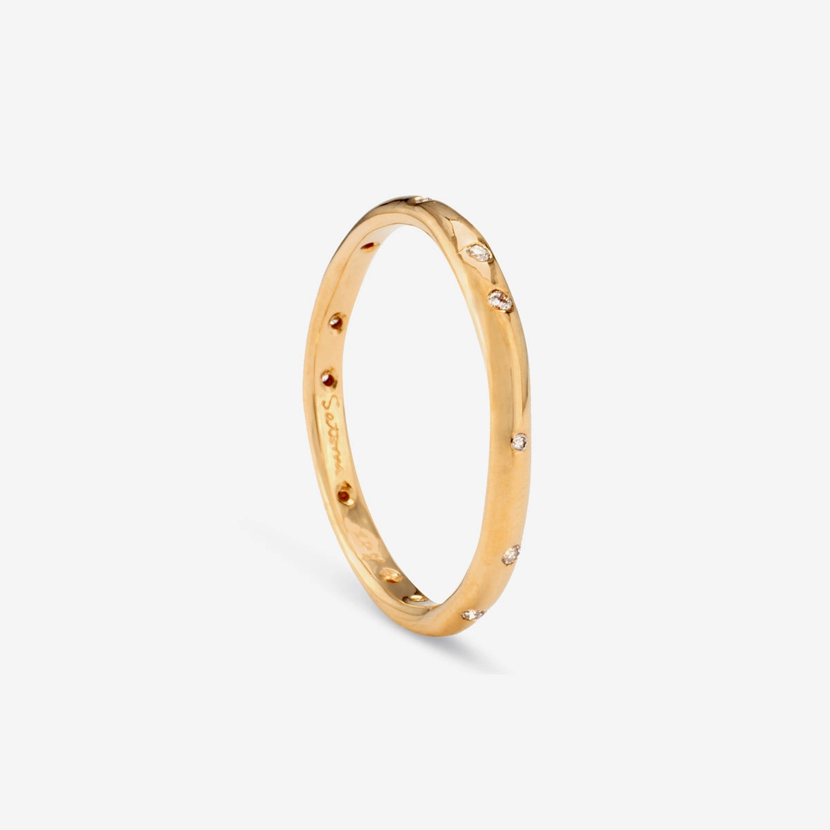 Inlaid Diamond Band | R0203W