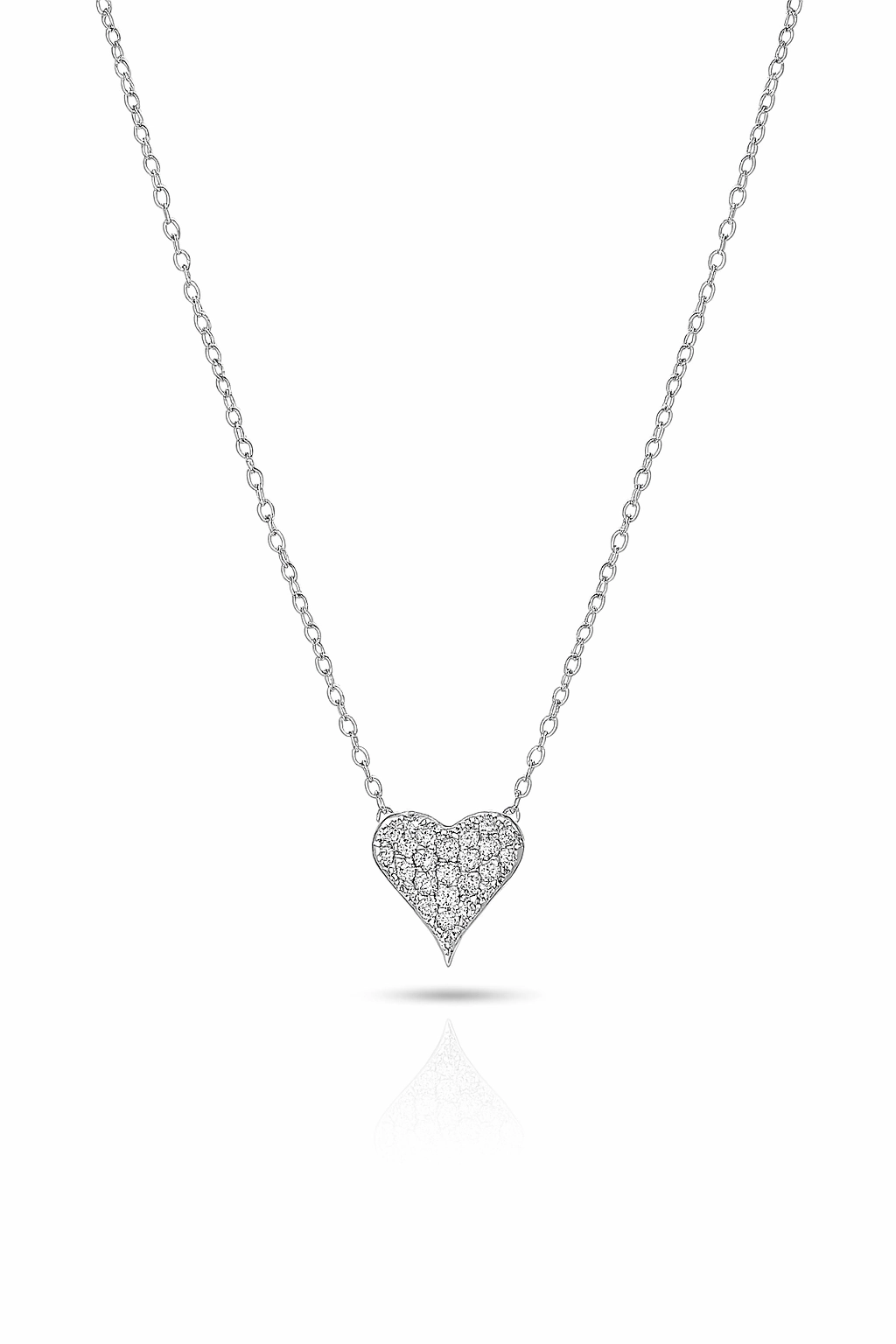 Lev Moissanite Necklace in 925 Sterling Silver