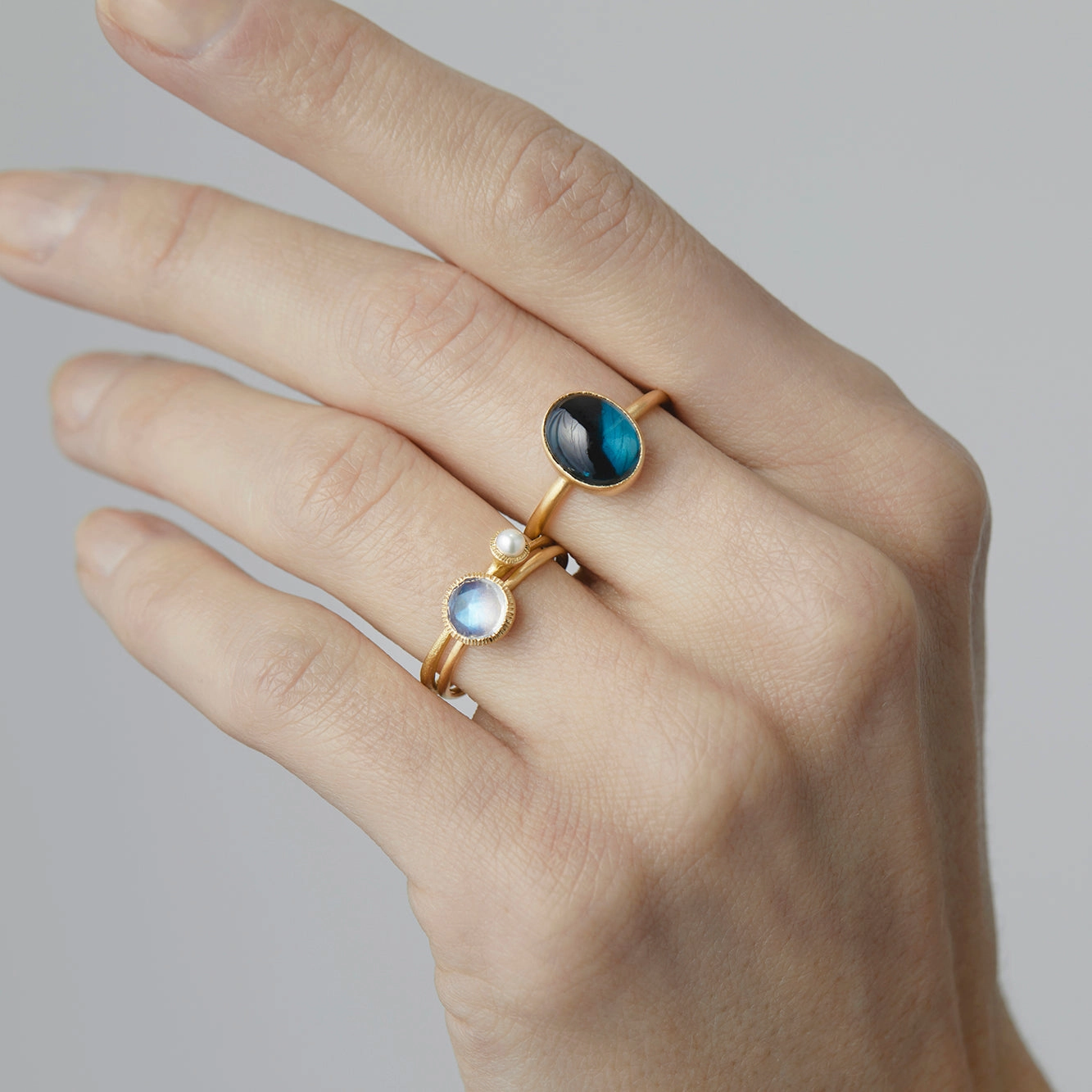 London Blue Topaz Glac Ring | R12001BT