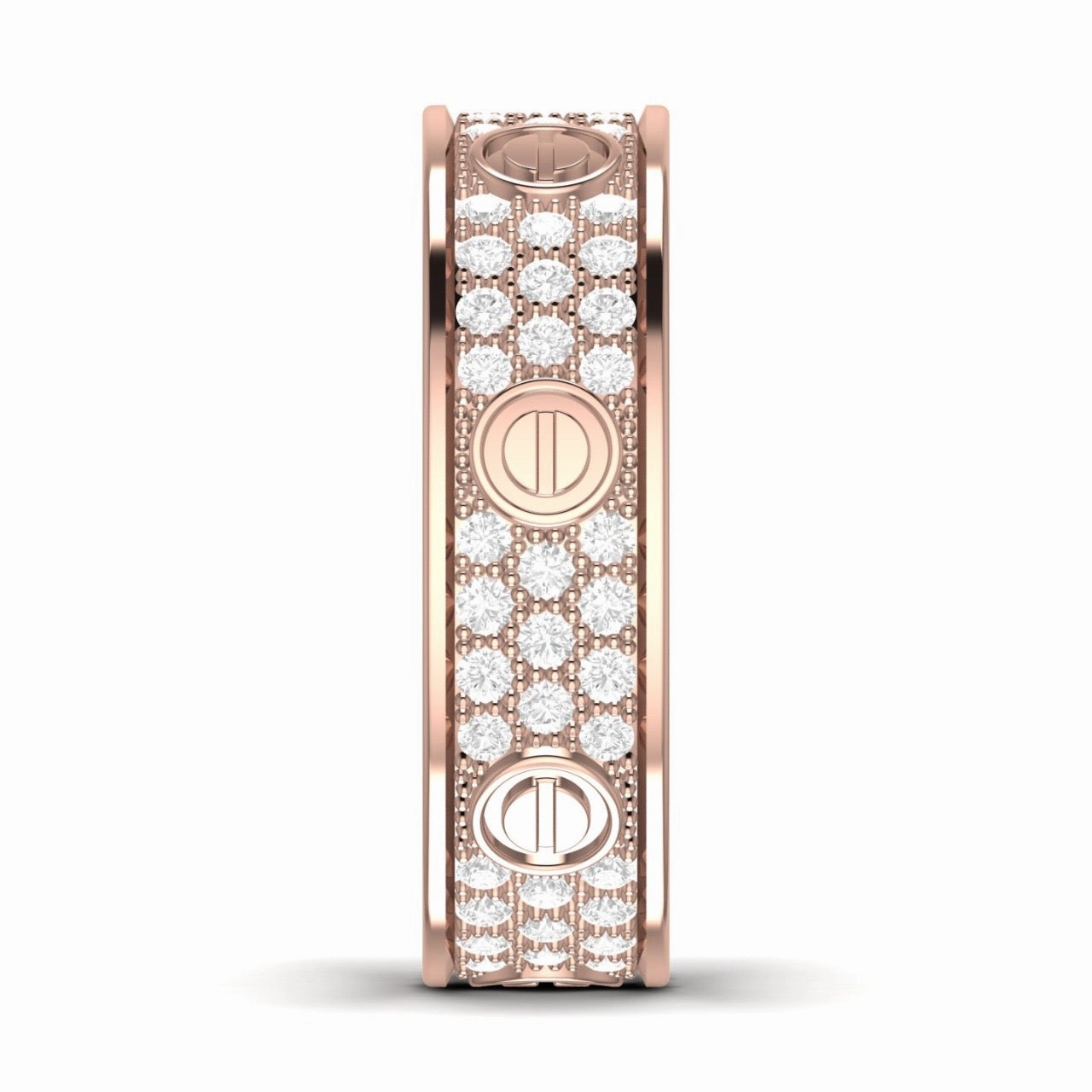 Love Inspired 6mm Natural Diamond Band in 18K Gold