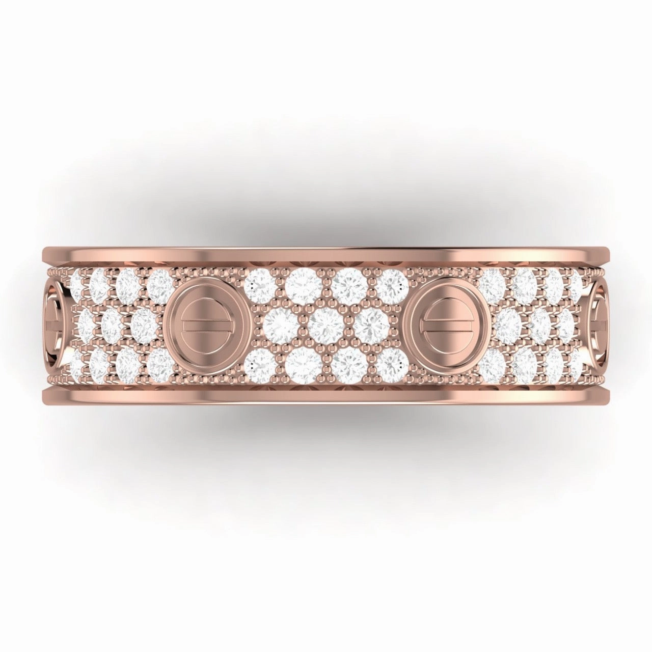 Love Inspired 6mm Natural Diamond Band in 18K Gold