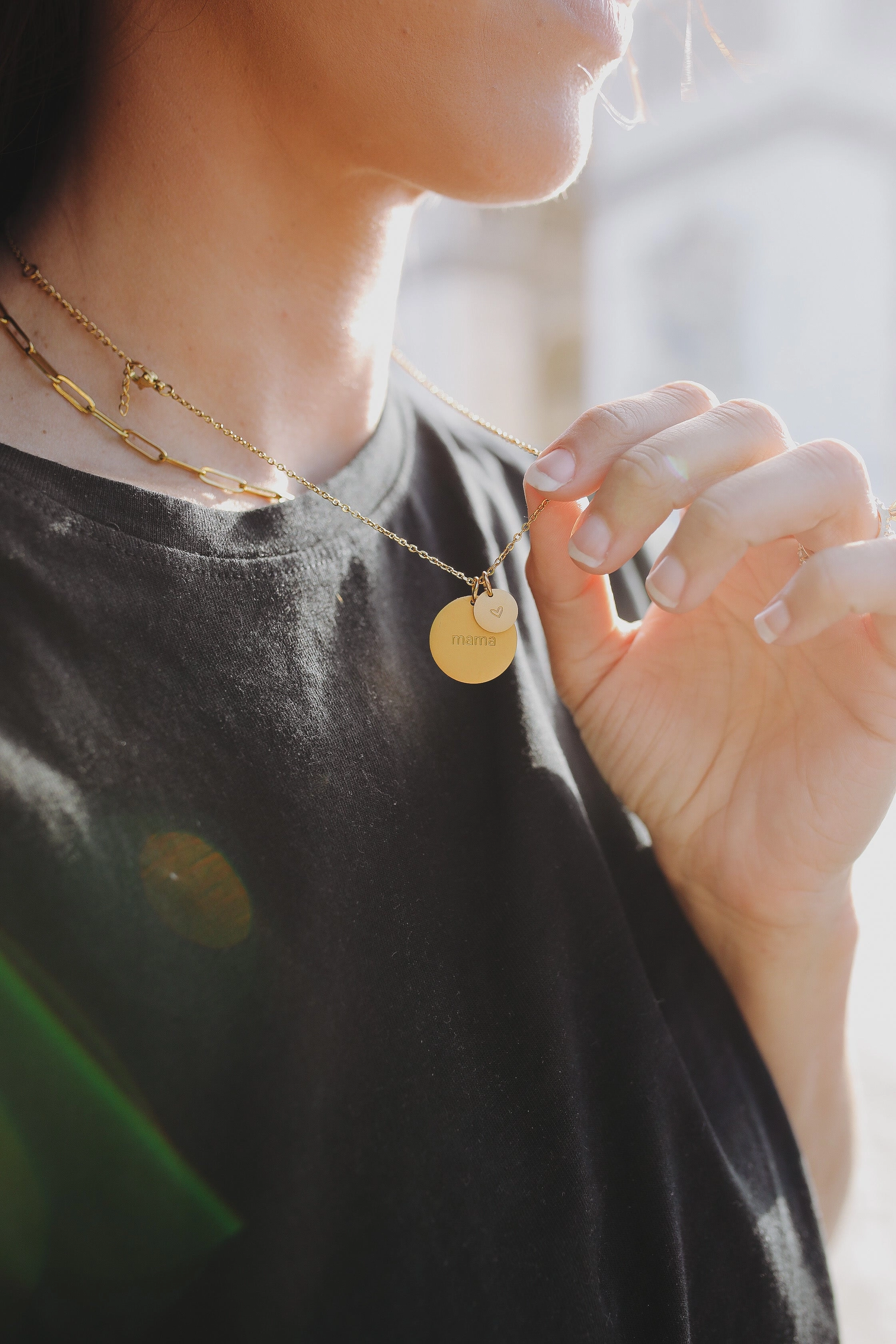 Mama Heart Necklace