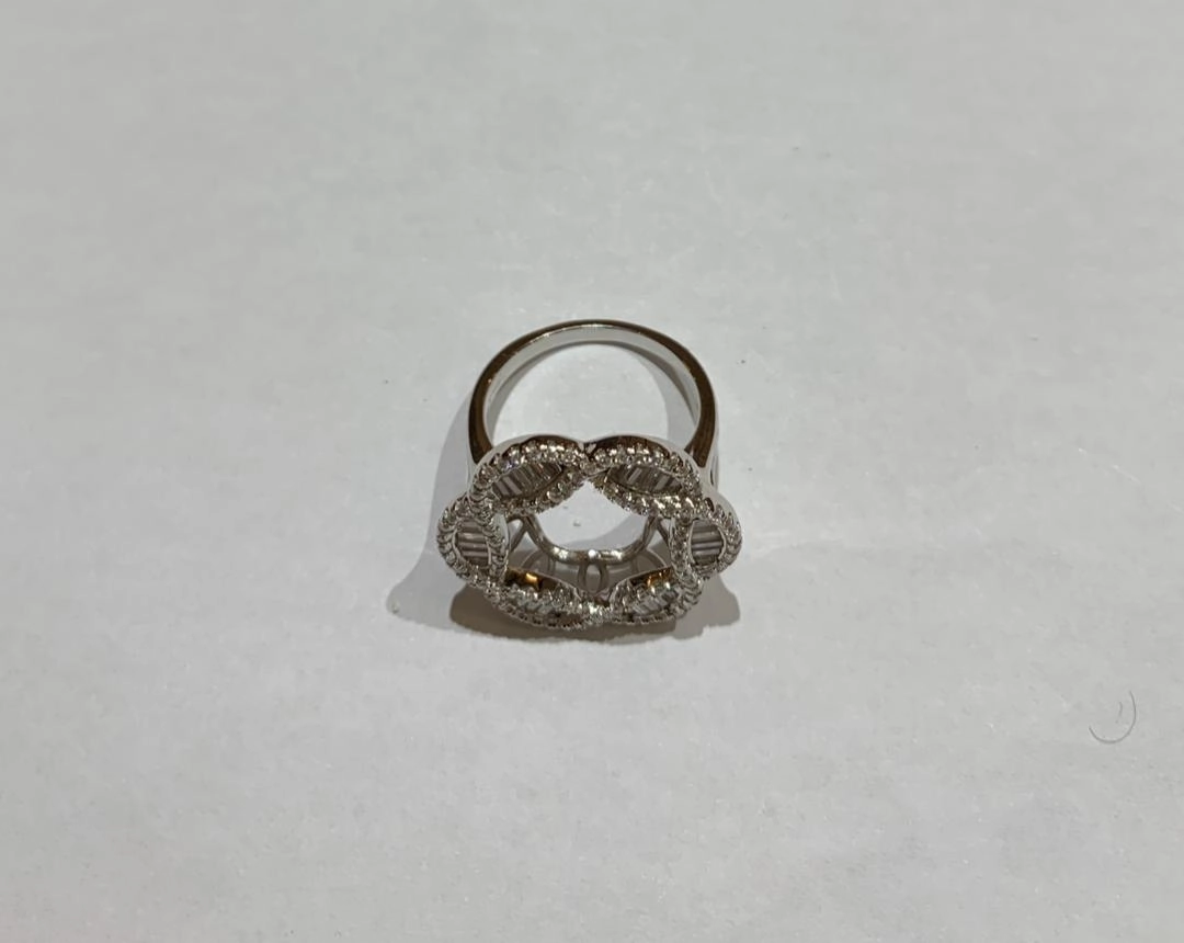 Marise Moissanite Fashion Ring in 925 Sterling Silver