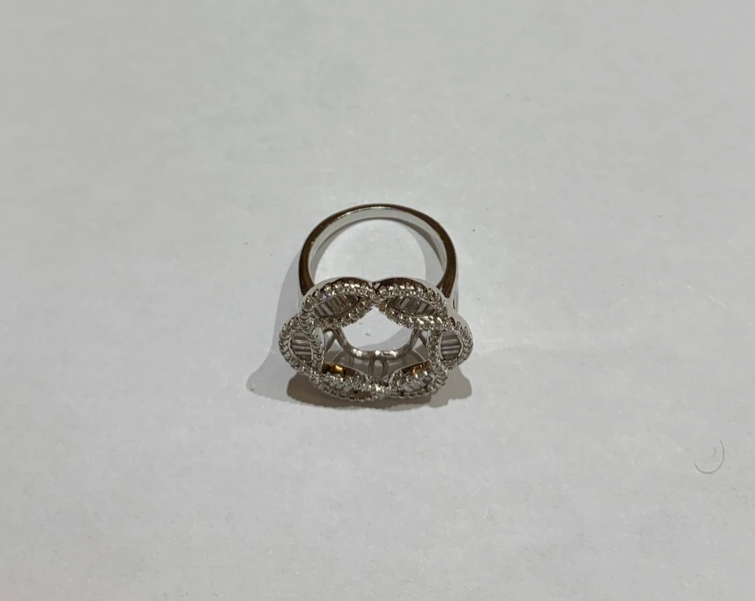 Marise Moissanite Fashion Ring in 925 Sterling Silver