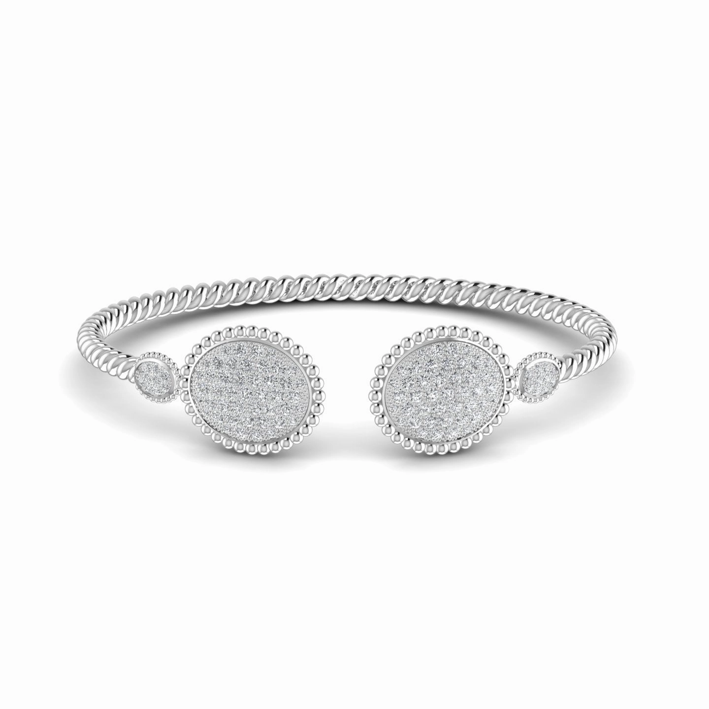 Meena Moissanite Bracelet in 925 Sterling Silver