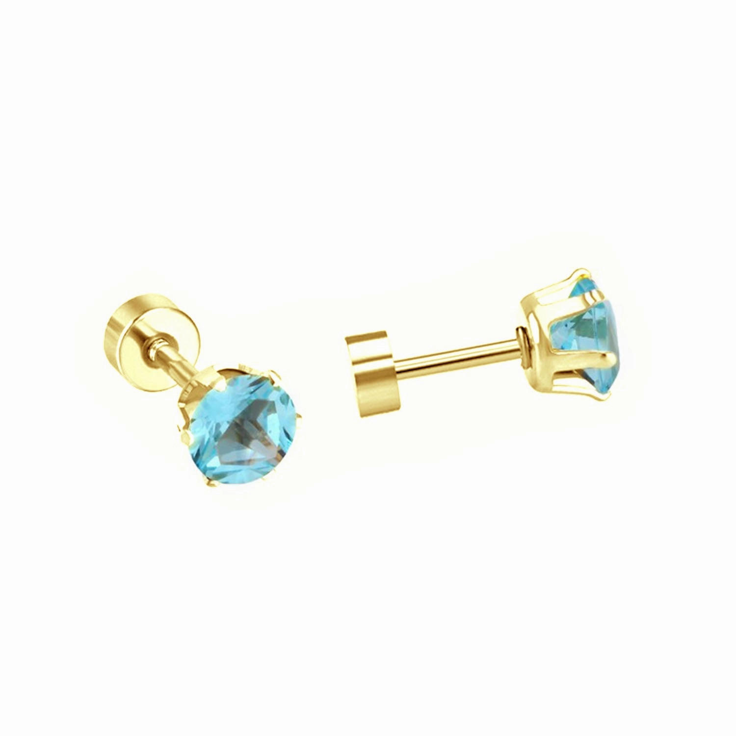 Mini Birthstone Studs