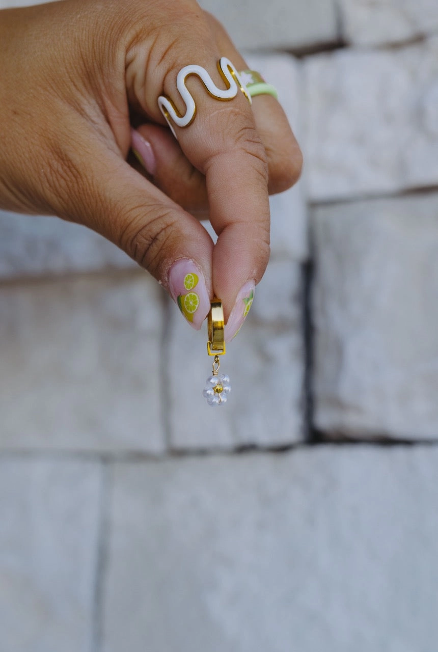 Mini Sandy Pearl Charm