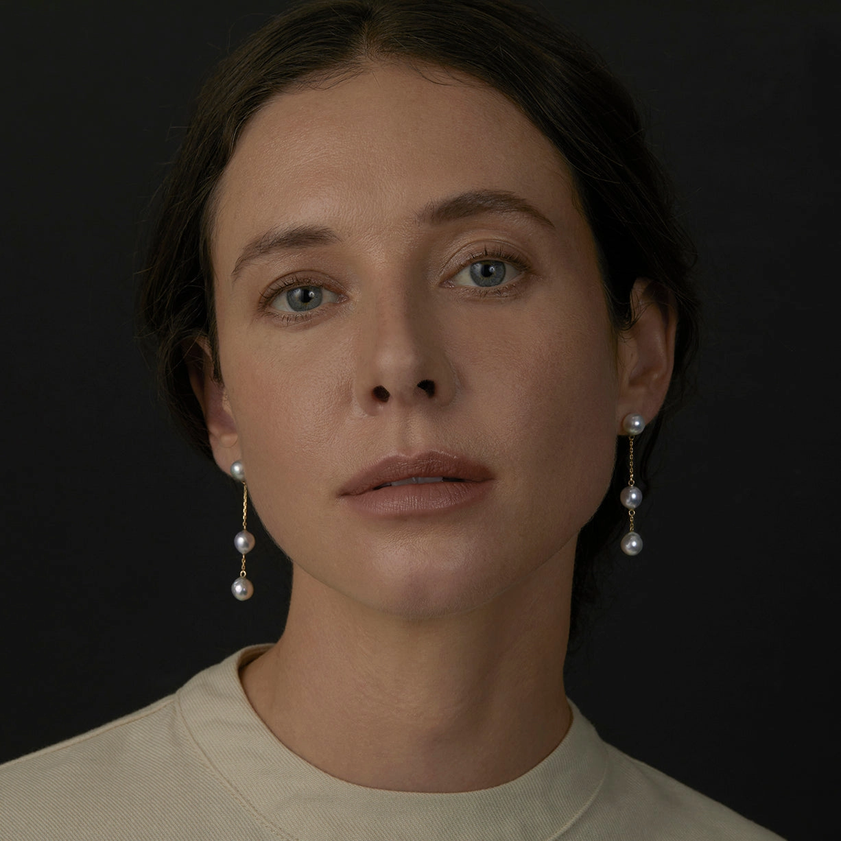 One-of-a-Kind Akoya Pearl Drop Earrings | APE25-OOAK