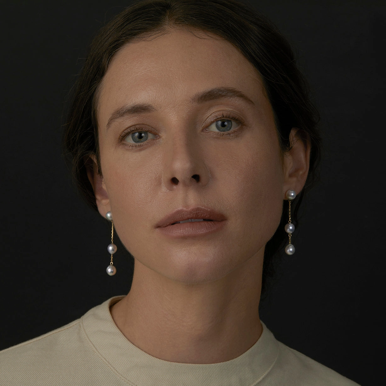 One-of-a-Kind Akoya Pearl Drop Earrings | APE25-OOAK