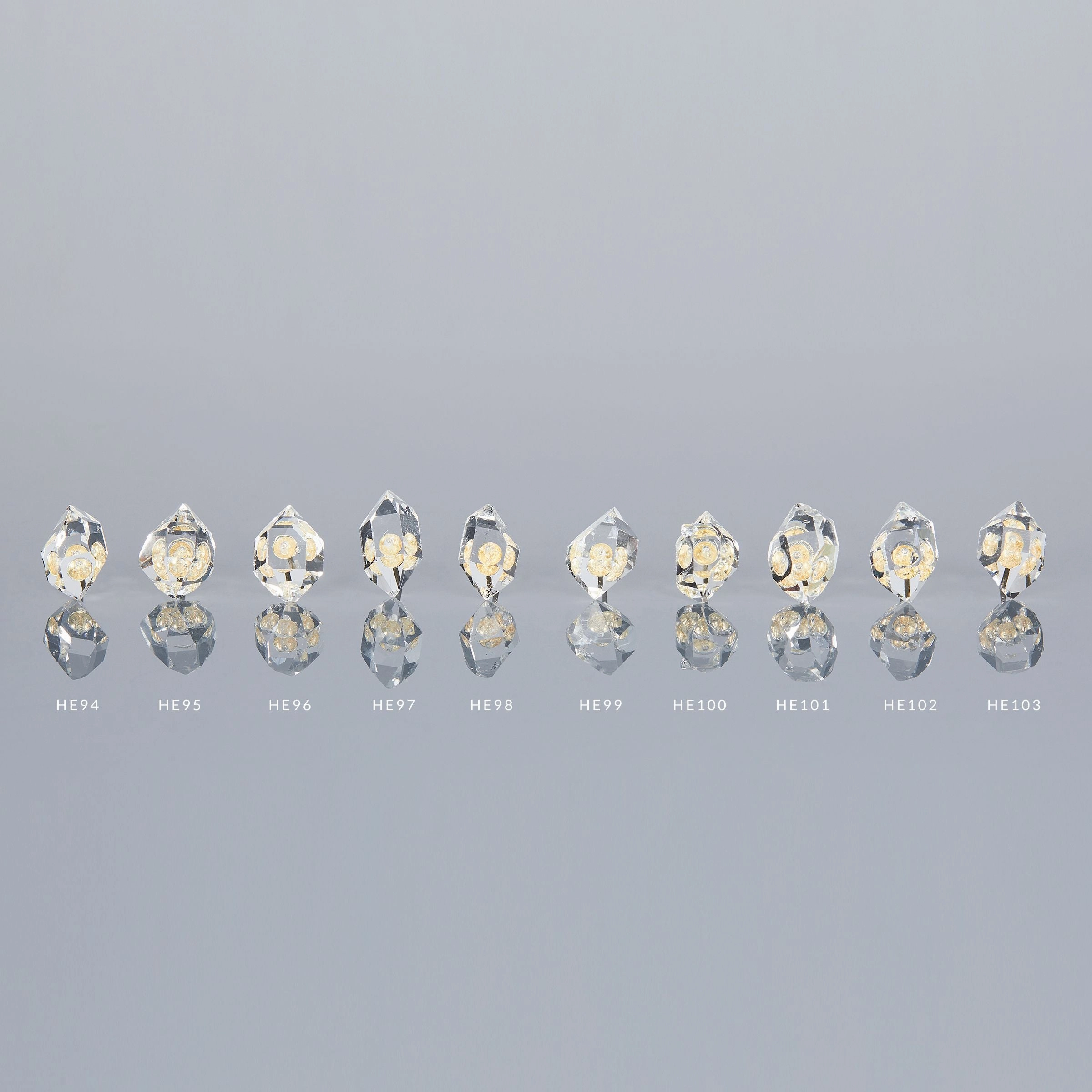 One-of-A-Kind Herkimer Diamond Studs | HE-OOAK